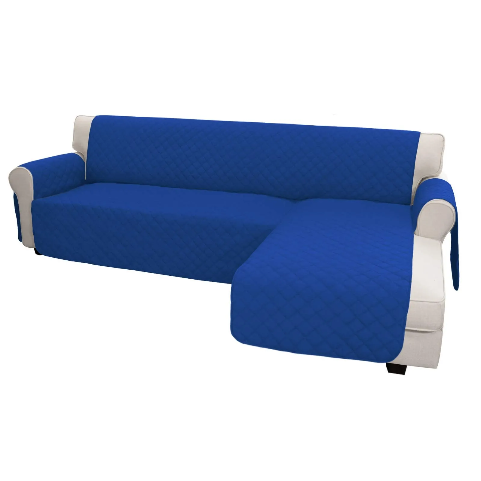 Easy-Going Copridivano a Forma di L, X-Large, Blu Classico - immagine 1