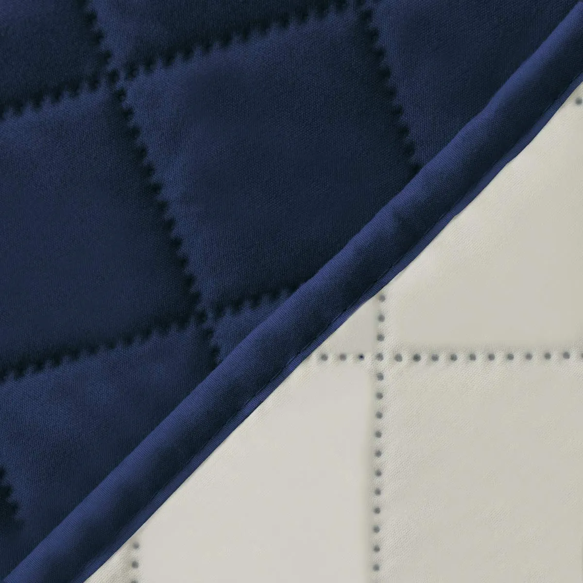 Easy-Going Copridivano Reversibile Oversize per Divano a 3 Cuscini, Impermeabile, Blu Navy/Avorio - immagine 6