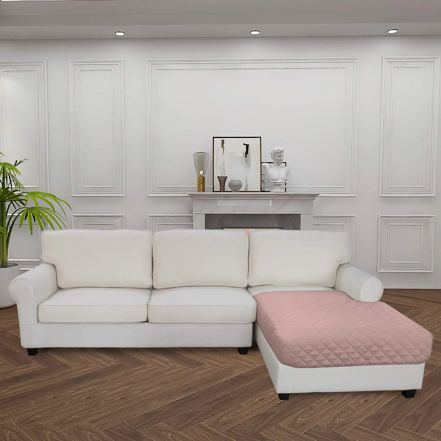 Easy-Going Fodera per divano a forma di L, 106,7 x 172,7 cm, Rettangolare, Rosa - immagine 2