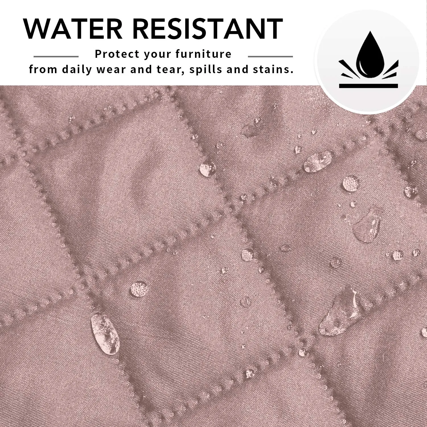 Easy-Going Fodera per divano a forma di L, 106,7 x 172,7 cm, Rettangolare, Rosa - immagine 5