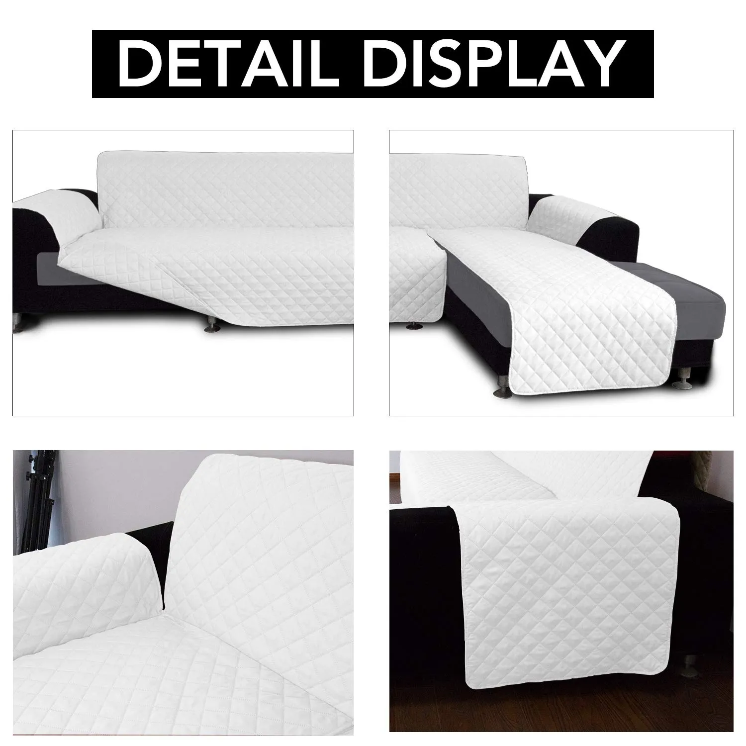 Easy-Going Copridivano a L Componibile per Animali Domestici, Small, Bianco/Bianco - immagine 3
