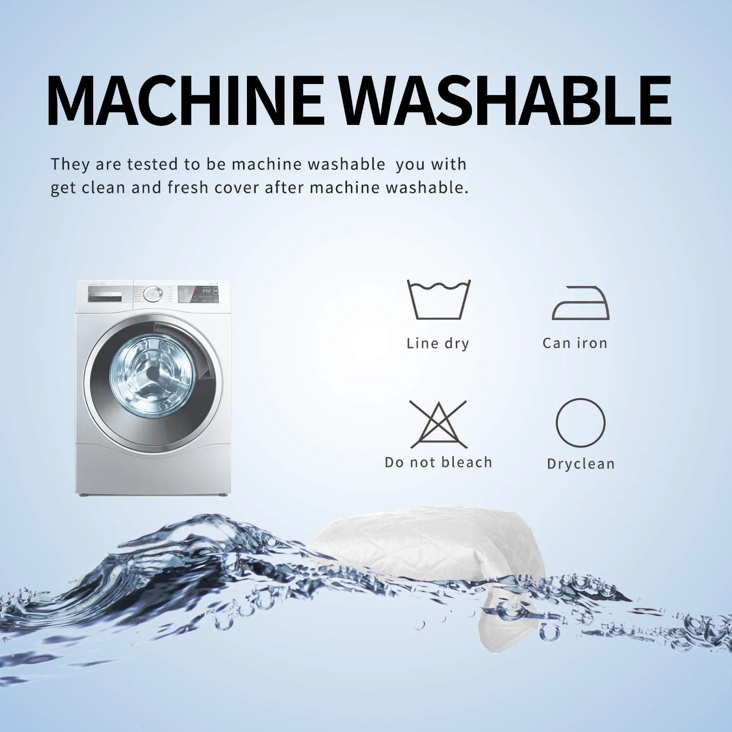 Easy-Going Copridivano a forma di L Reversibile (XL, Bianco/Bianco) - immagine 7