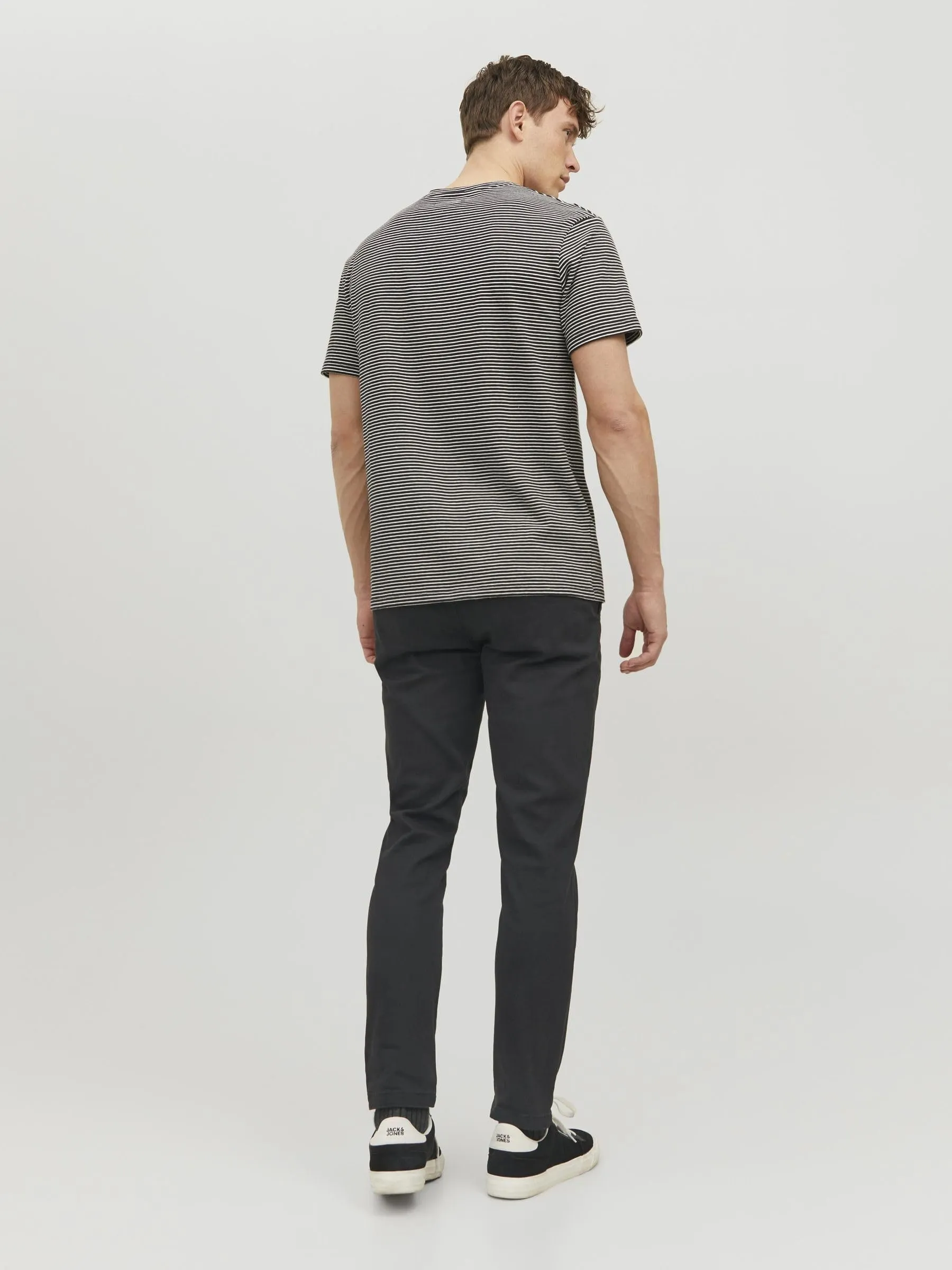 Jack & Jones Jjimarco Jjdave Men's Chino Pants, 2 Pack, Black, 29/34 - immagine 3