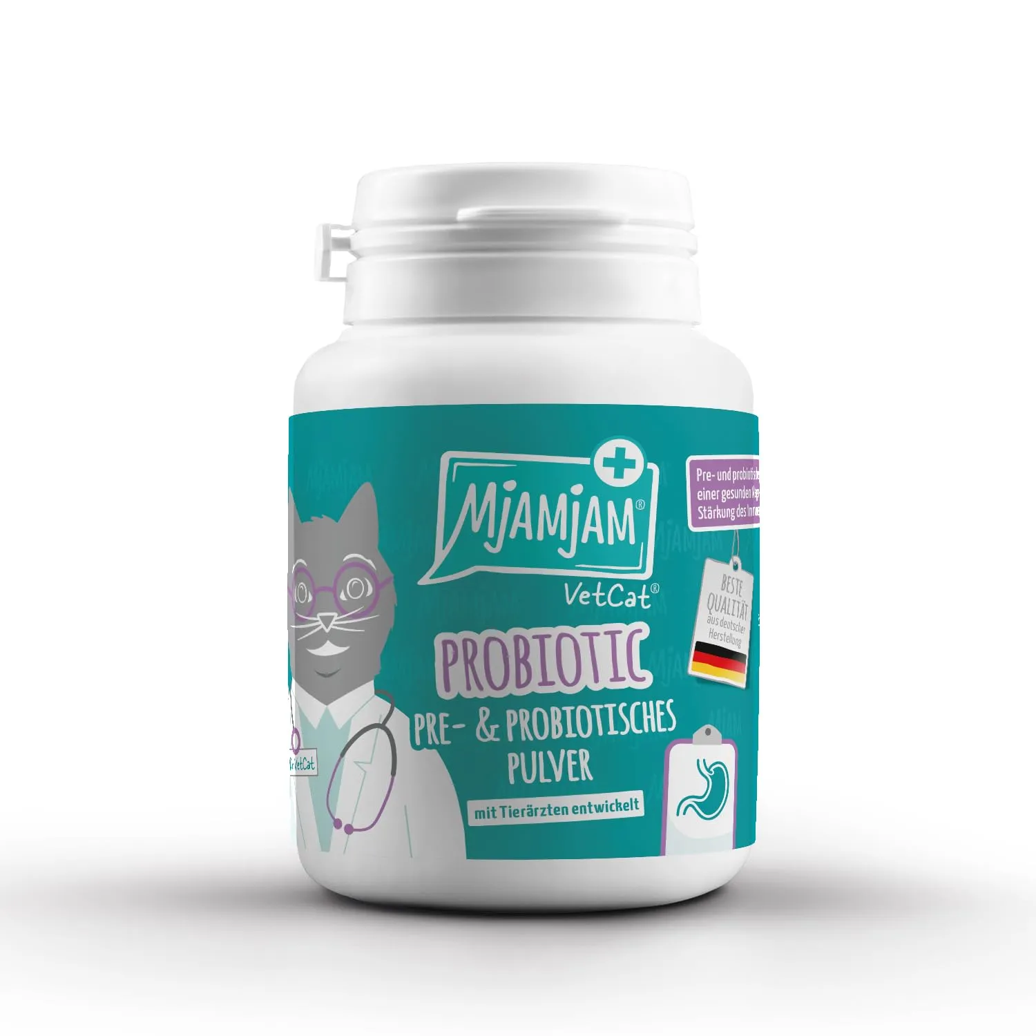 MjAMjAM VetCat Pre e Probiotico in polvere, 40g - immagine 1
