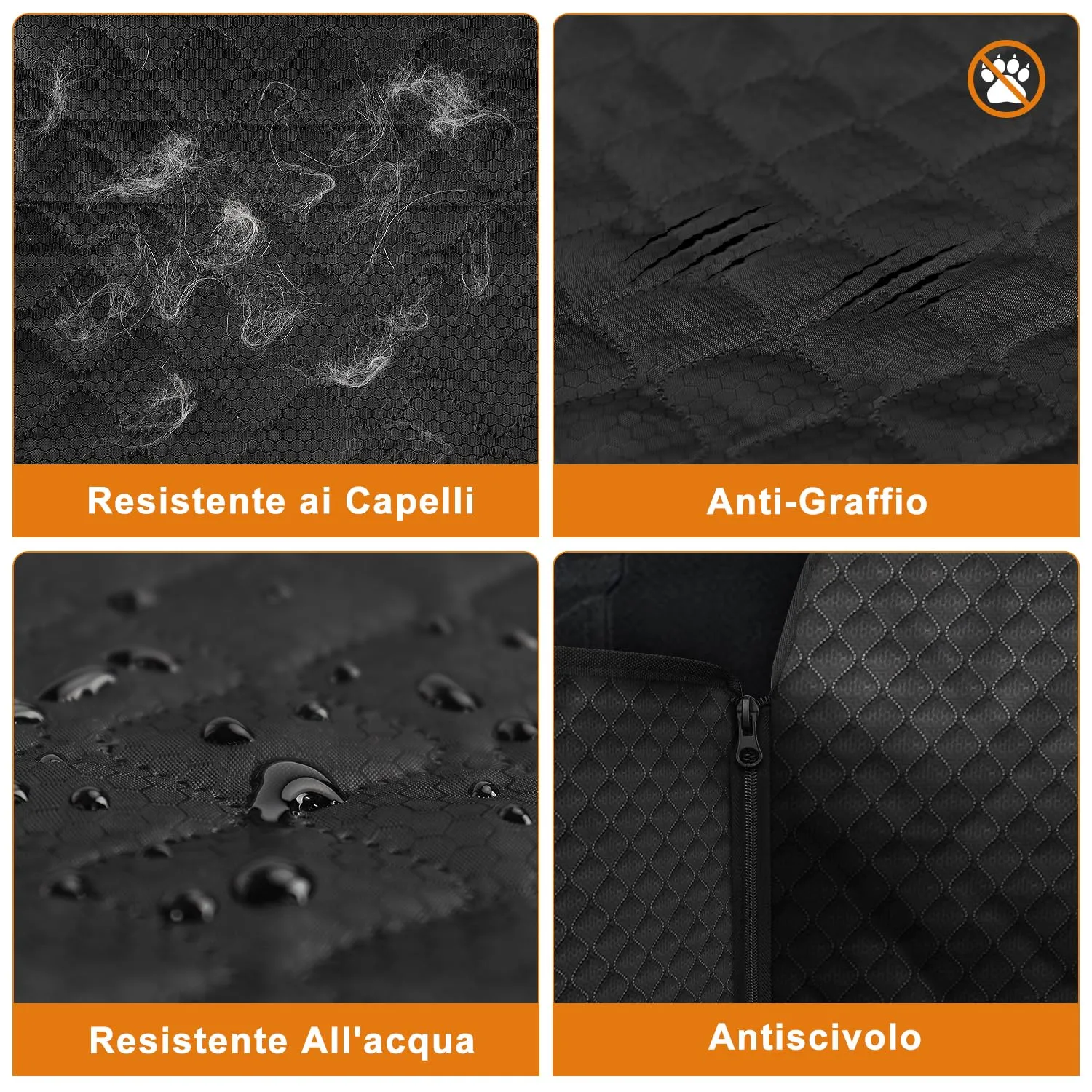 Alfheim Telo Bagagliaio Auto Doppio Livello per Cani, 180cm × 102cm, Nero - immagine 7