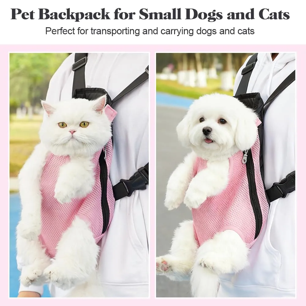HMCEY Zaino Trasportino per Cani e Gatti, Borsa Viaggio Traspirante e Regolabile - immagine 5
