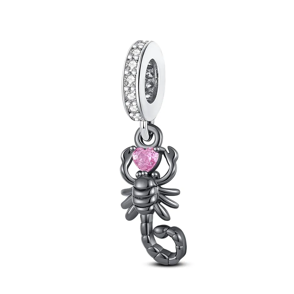 KUNSIR Ciondolo in Argento Sterling 925 con Cubic Zirconia per Braccialetti e Collane Europei - immagine 1
