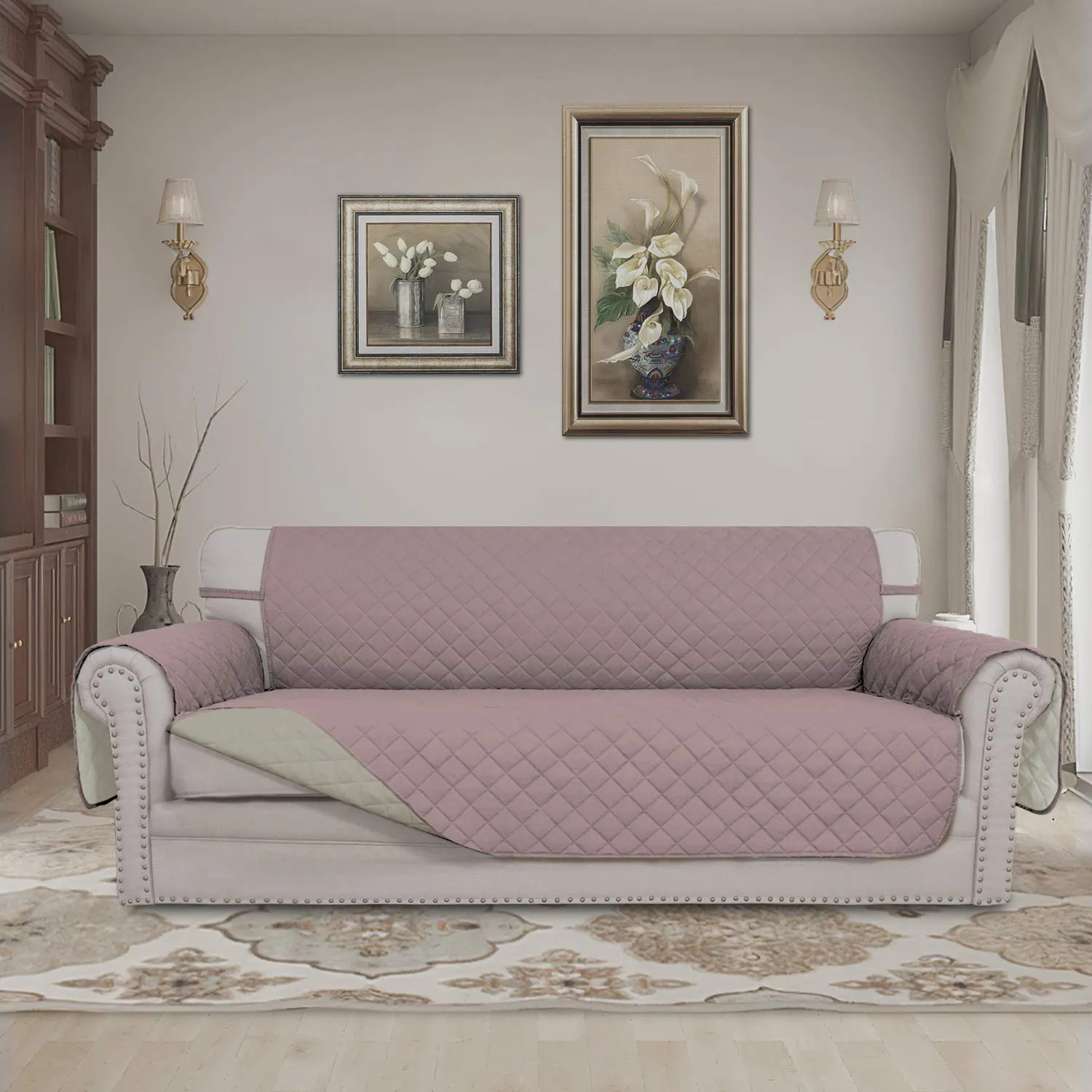 Easy-Going Copridivano Reversibile 4 Posti, Taglia XXL, Rosa - immagine 2