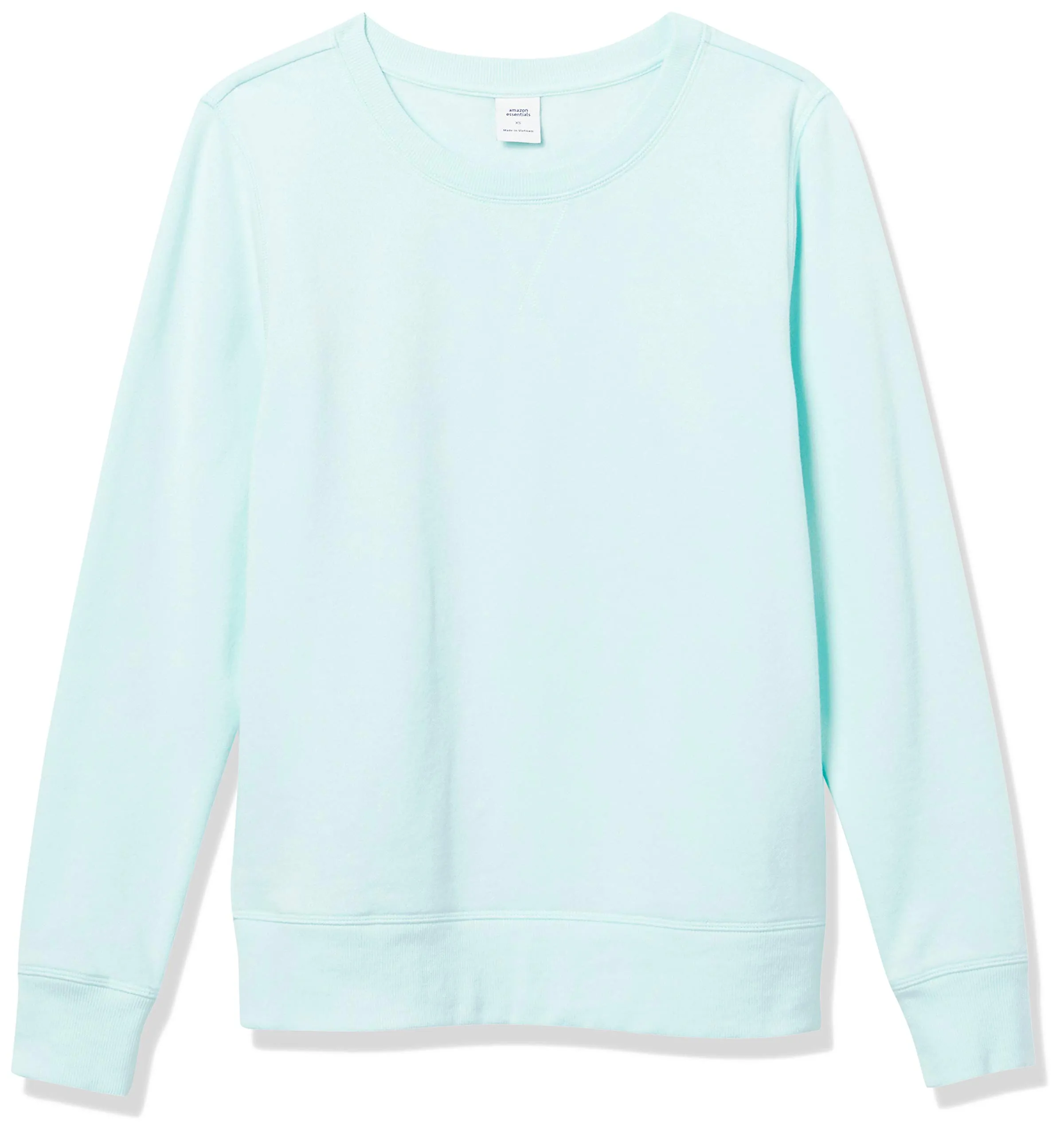 Amazon Essentials Felpa Girocollo da Donna in Pile di Spugna Francese, Blu Acqua, XL - immagine 8