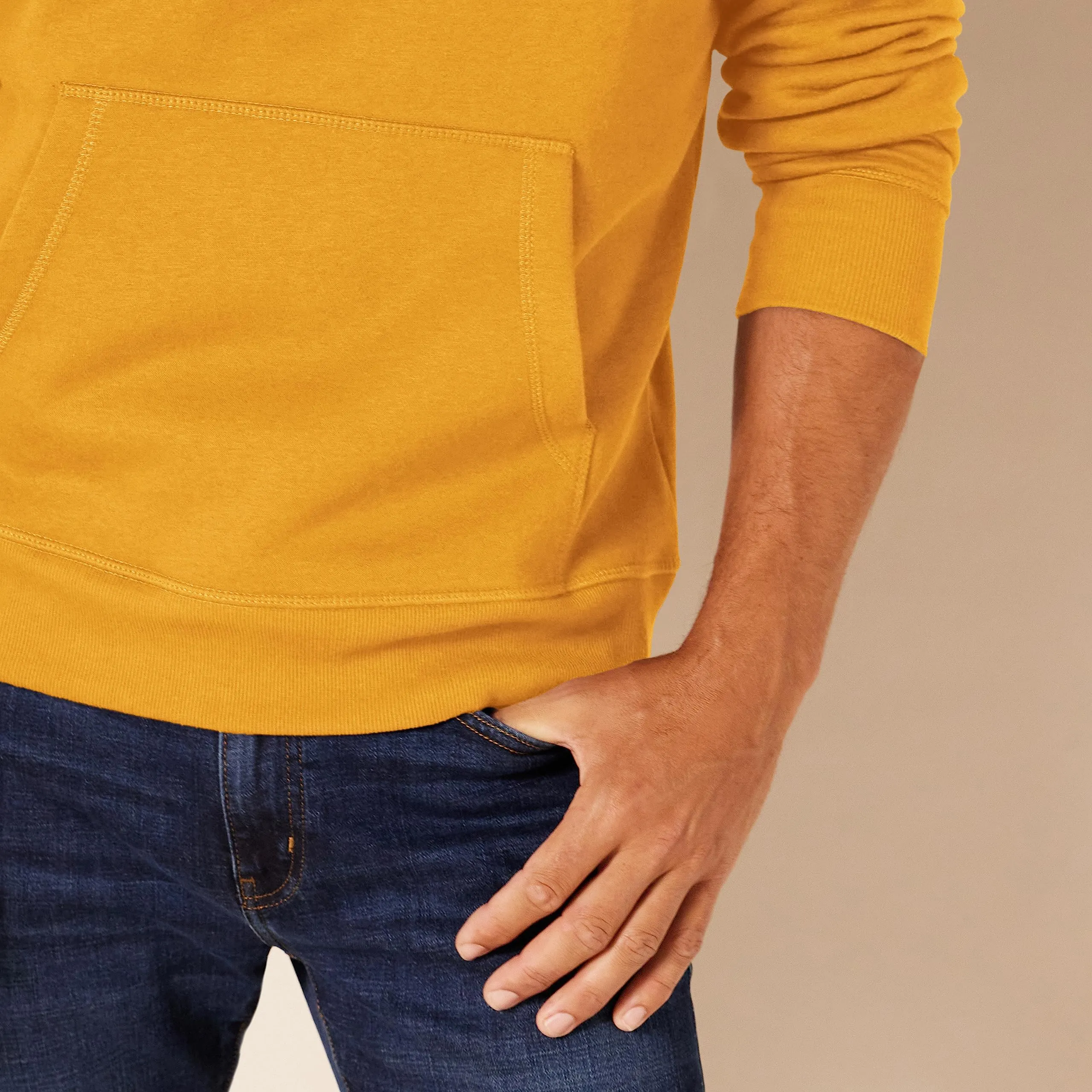 Amazon Essentials Felpa con Cappuccio Uomo, Oro, S - immagine 5