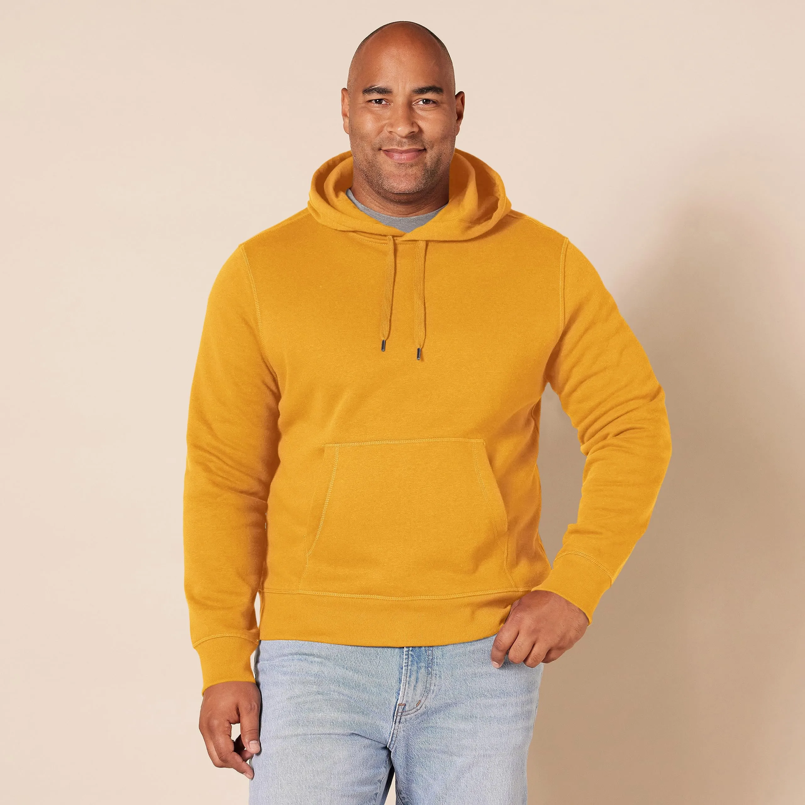 Amazon Essentials Felpa con Cappuccio Uomo, Oro, S - immagine 6