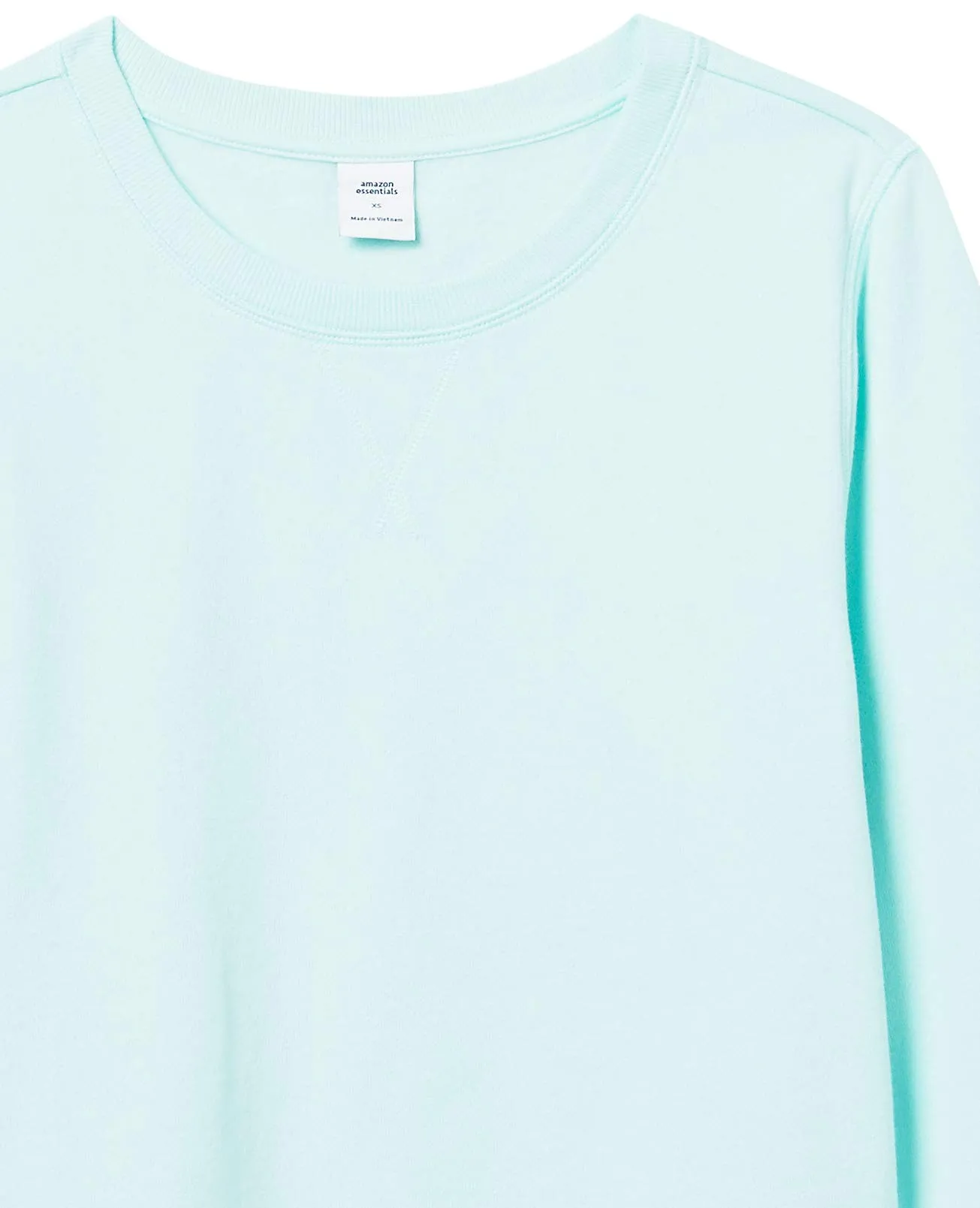 Amazon Essentials Felpa Girocollo da Donna in Pile di Spugna Francese, Blu Acqua, S - immagine 9