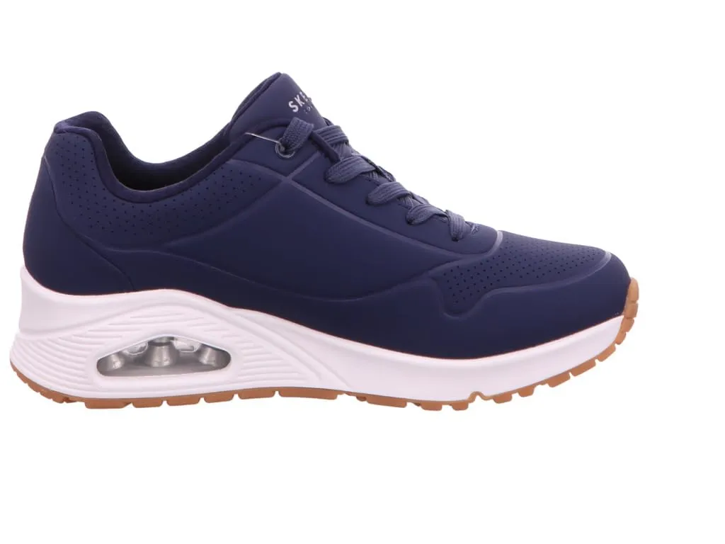 Skechers Uno Stand On Air Scarpe da ginnastica Donna, Navy Durabuck Mesh, 35 EU - immagine 4