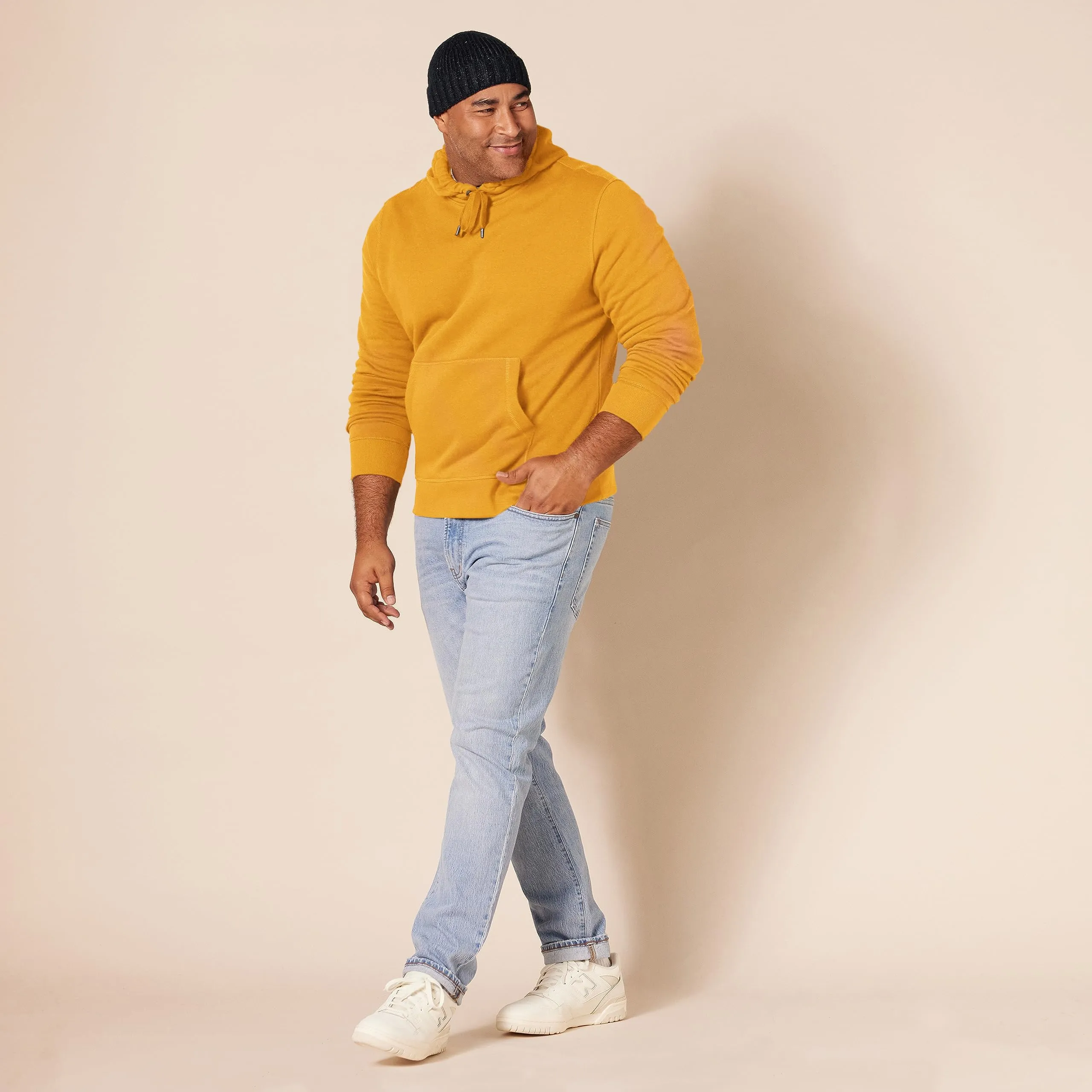 Amazon Essentials Felpa con Cappuccio Uomo, Oro, XXL - immagine 8
