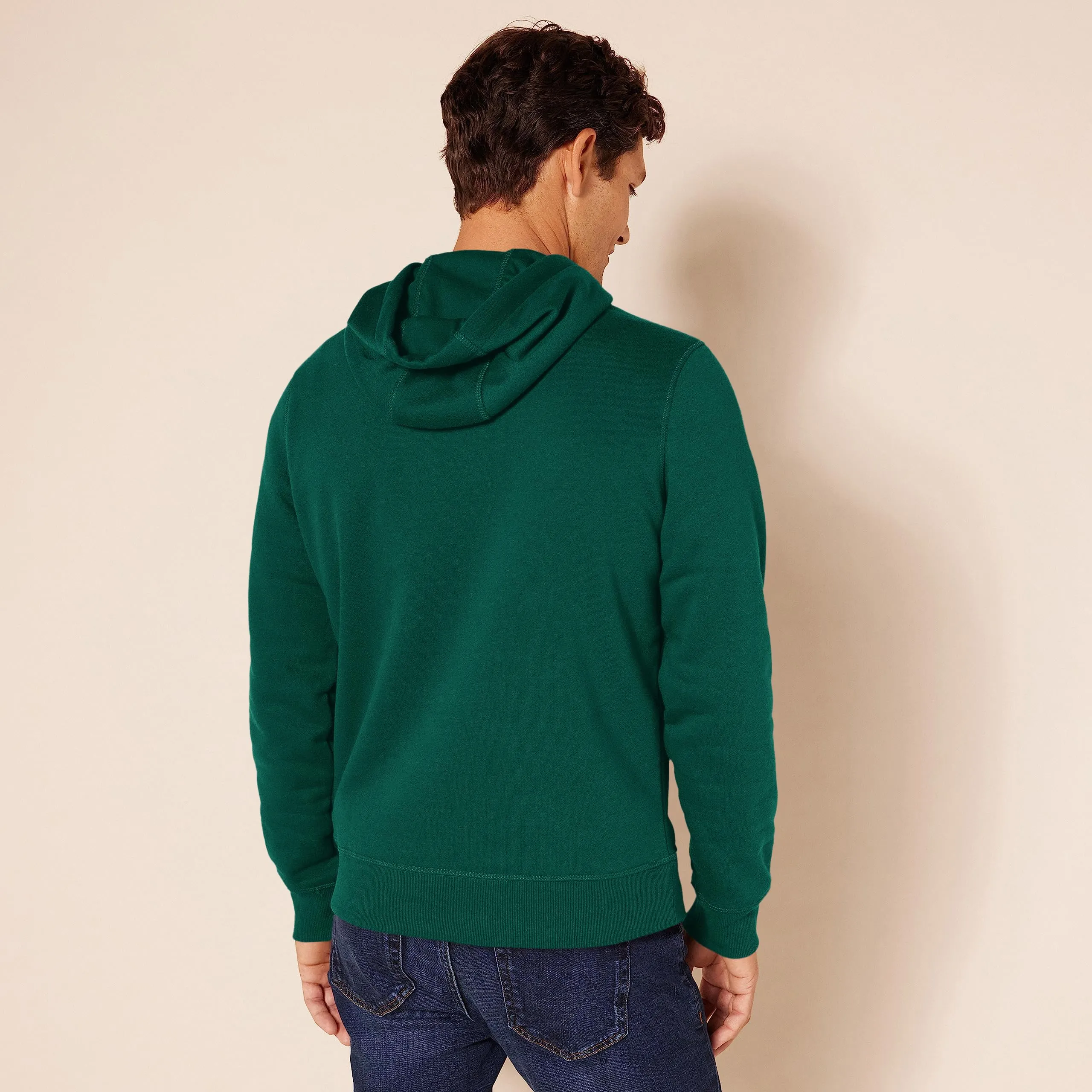 Amazon Essentials Felpa con Cappuccio Uomo, Verde Bosco, XL - immagine 3