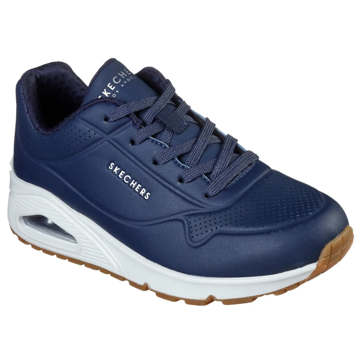 Skechers Uno Stand On Air Scarpe da ginnastica Donna - Navy Durabuck Mesh - 37.5 EU - immagine 2
