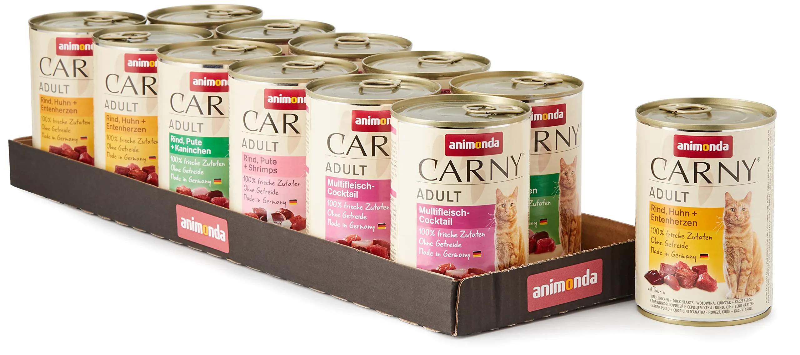 Animonda Carny Adult Cibo Umido per Gatti Varietà Forte 12 x 400 g - immagine 3