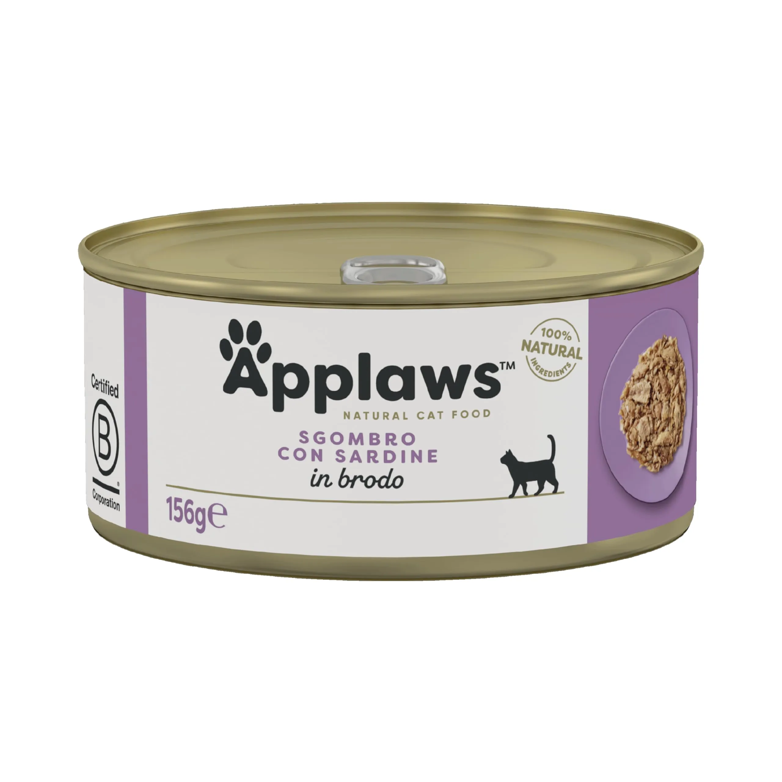 Applaws Cat Tin Mackerel with Sardine 24x156g - immagine 1