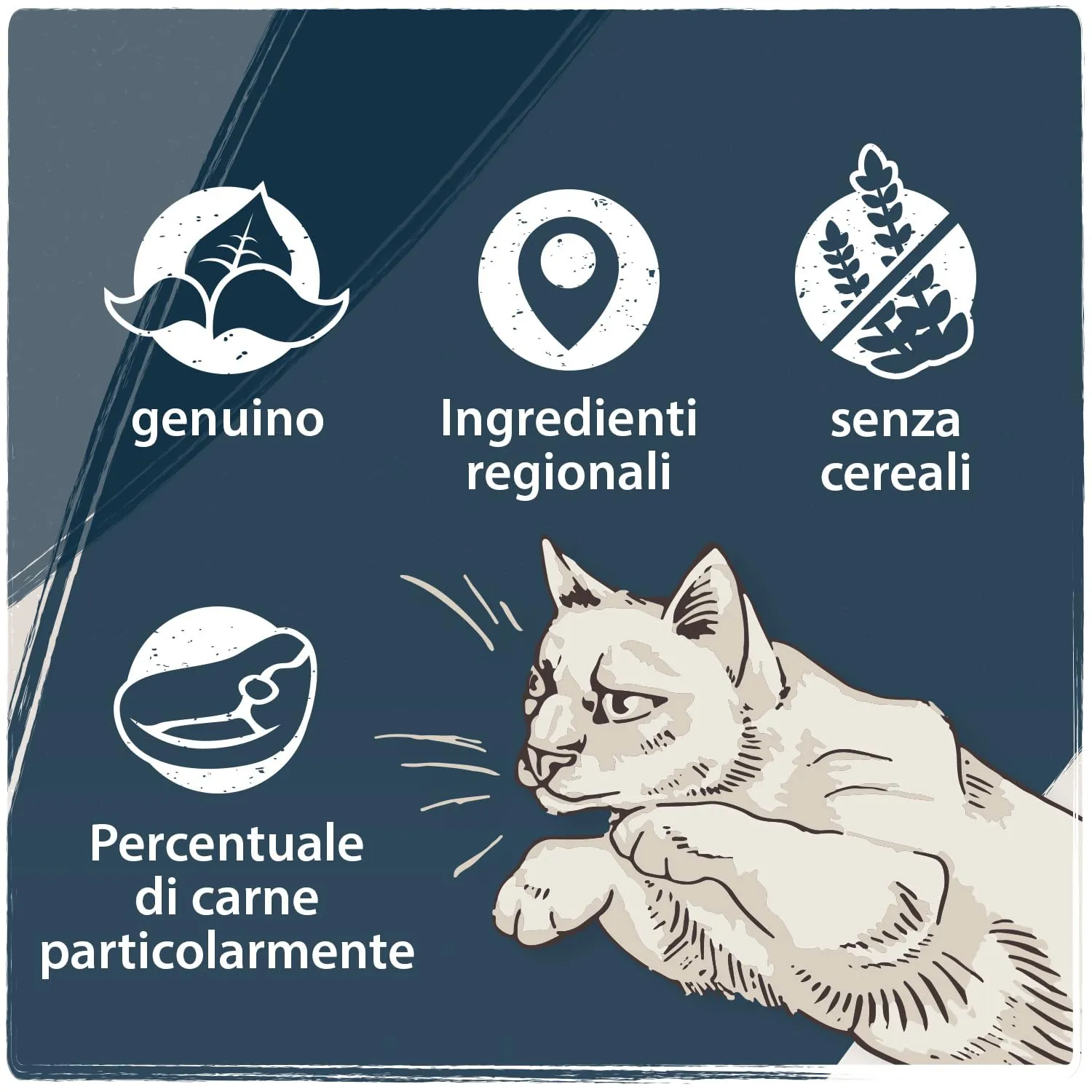 VenandiAnimal Mangime Secco per Gatti Agnello, Senza Cereali, 300 g - immagine 5