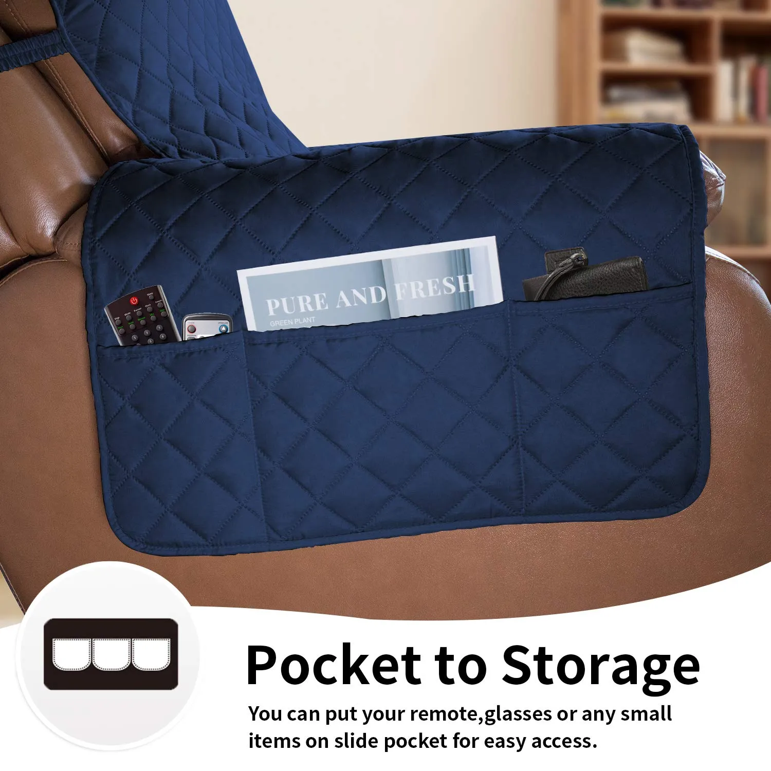Easy-Going Copridivano Reversibile per Poltrona Reclinabile Extra Large - immagine 3