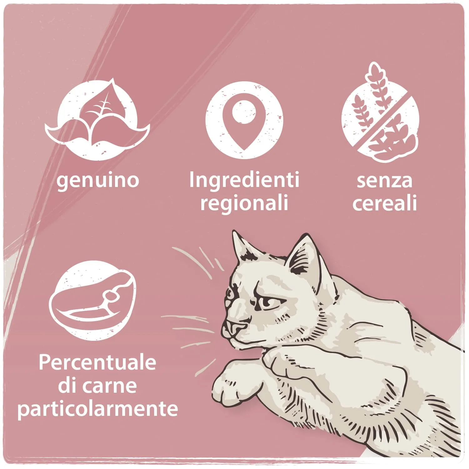 VenandiAnimal Cibo Secco Premium per Gatti Giovani Cacciatori 1.5 kg Senza Cereali - immagine 4