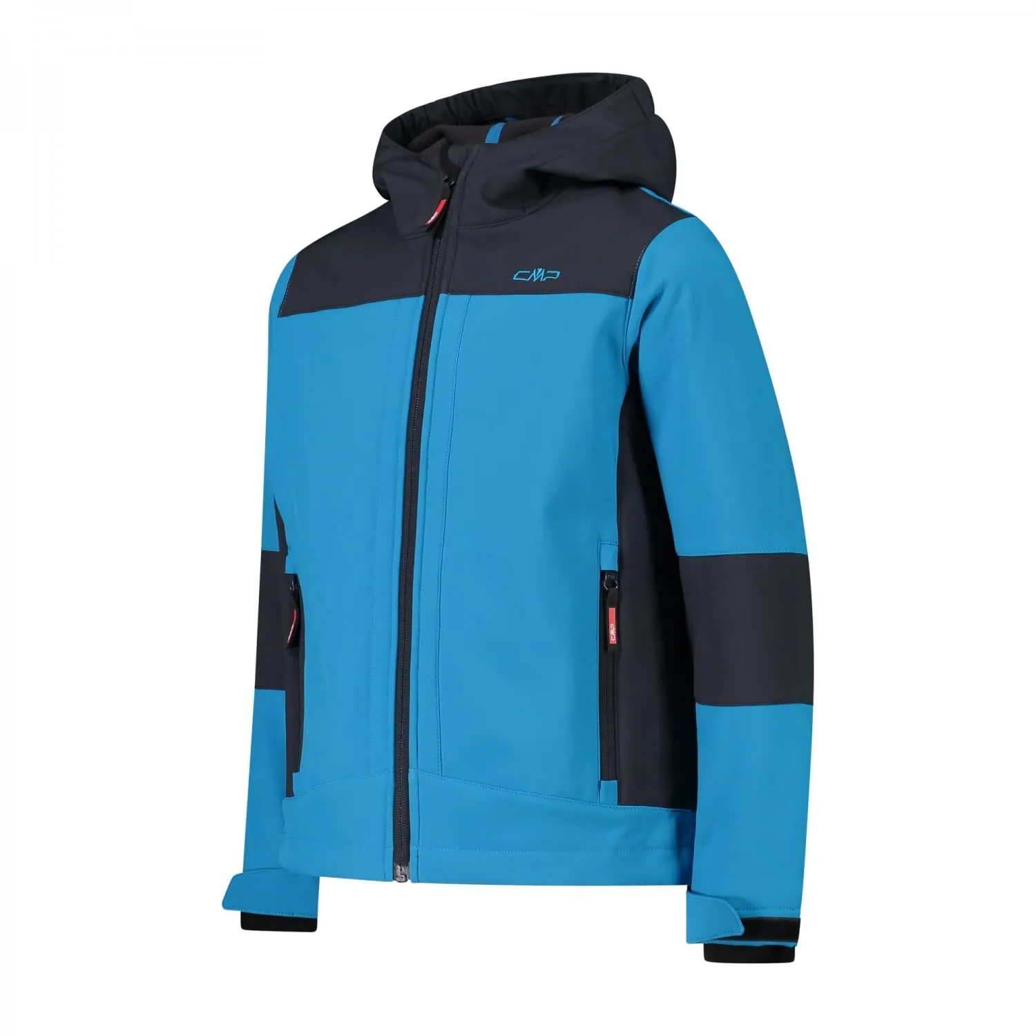 CMP Softshell Jacket ClimaProtect WP 7,000 Boy Danube-Antracite, 128 - immagine 3