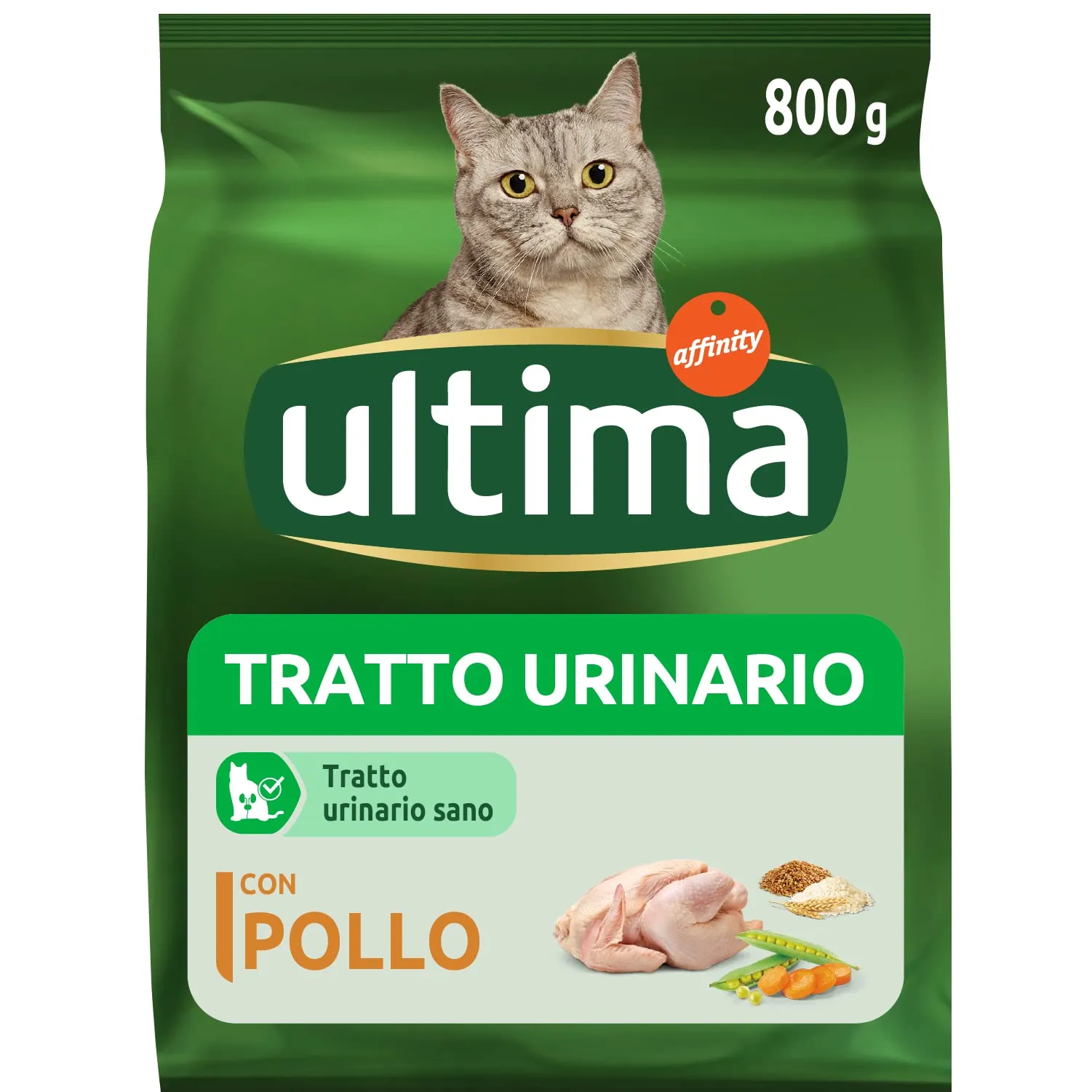Ultima Tratto Urinario Pollo Crocchette per Gatti 8 x 800g (6,4kg) - immagine 2