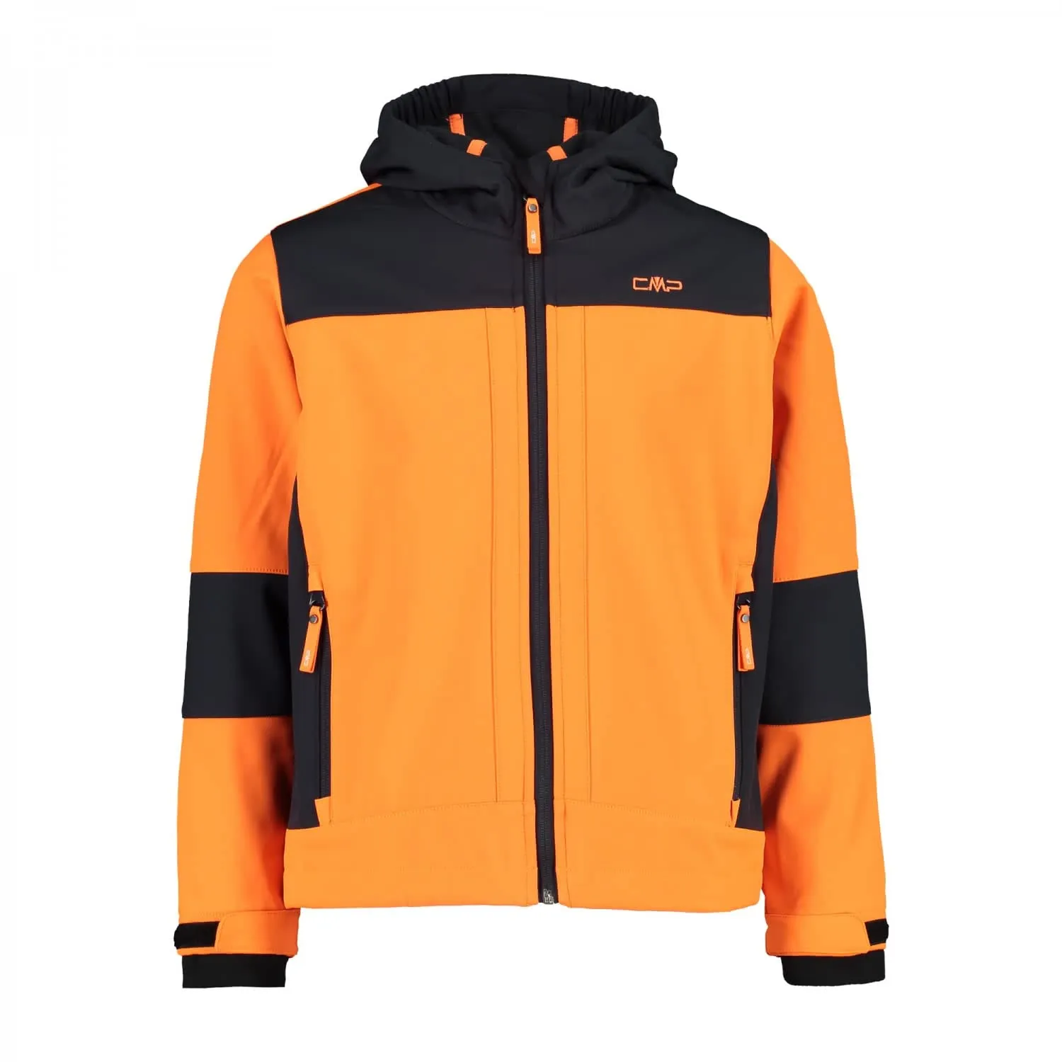 CMP Softshell Jacket ClimaProtect WP 7,000 Boy, Flash Orange-Antracite, 92 - immagine 1