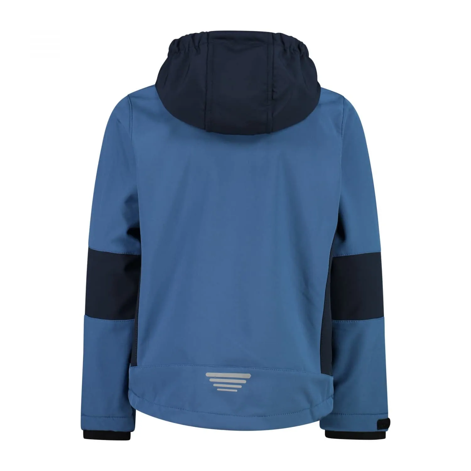 CMP Giacca Softshell Bambini con Cappuccio Fisso, Dusty Blue-B.Blue, 116 - immagine 2