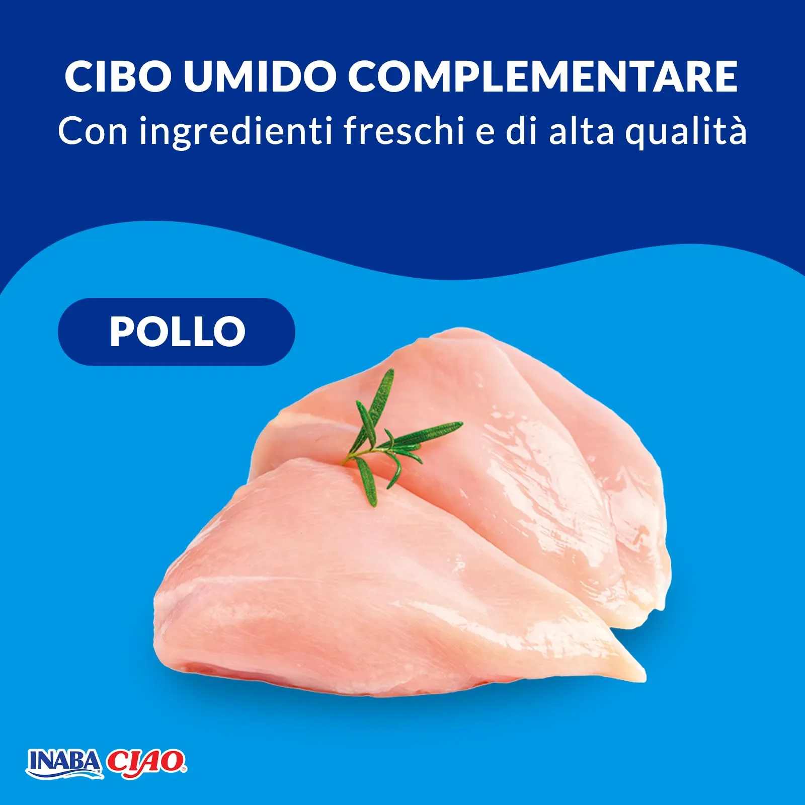 Inaba Ciao Bisque Cibo Umido per Gatti al Pollo, 12 x 40g - immagine 3