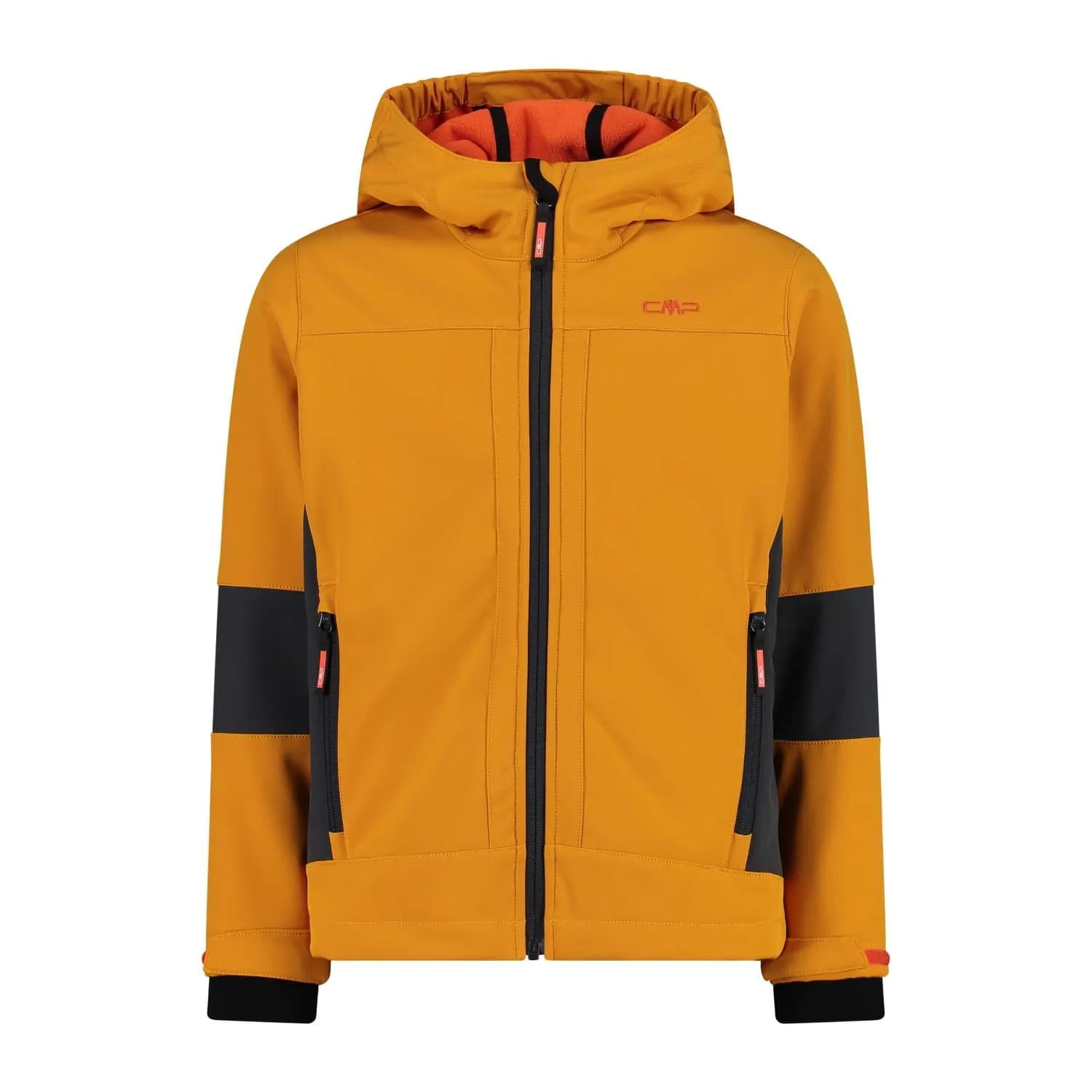 CMP Giacca da Bambino con Cappuccio Fisso, Zucca-Antracite, 128 - immagine 1