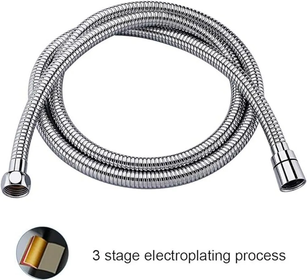 Grifema G851-18 Flessibile Doccia in Acciaio 1.8m, Cromo, Argento - immagine 4