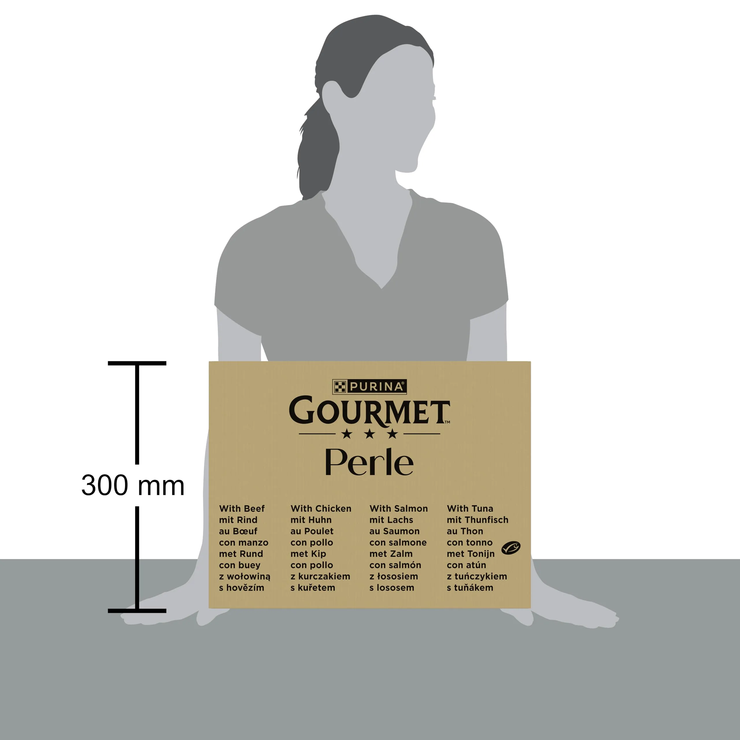 Gourmet Perle Cibo Umido Gatto Adulto, Filettini in Salsa con Manzo, Pollo, Salmone, Tonno, 96 Buste da 85 g - immagine 5