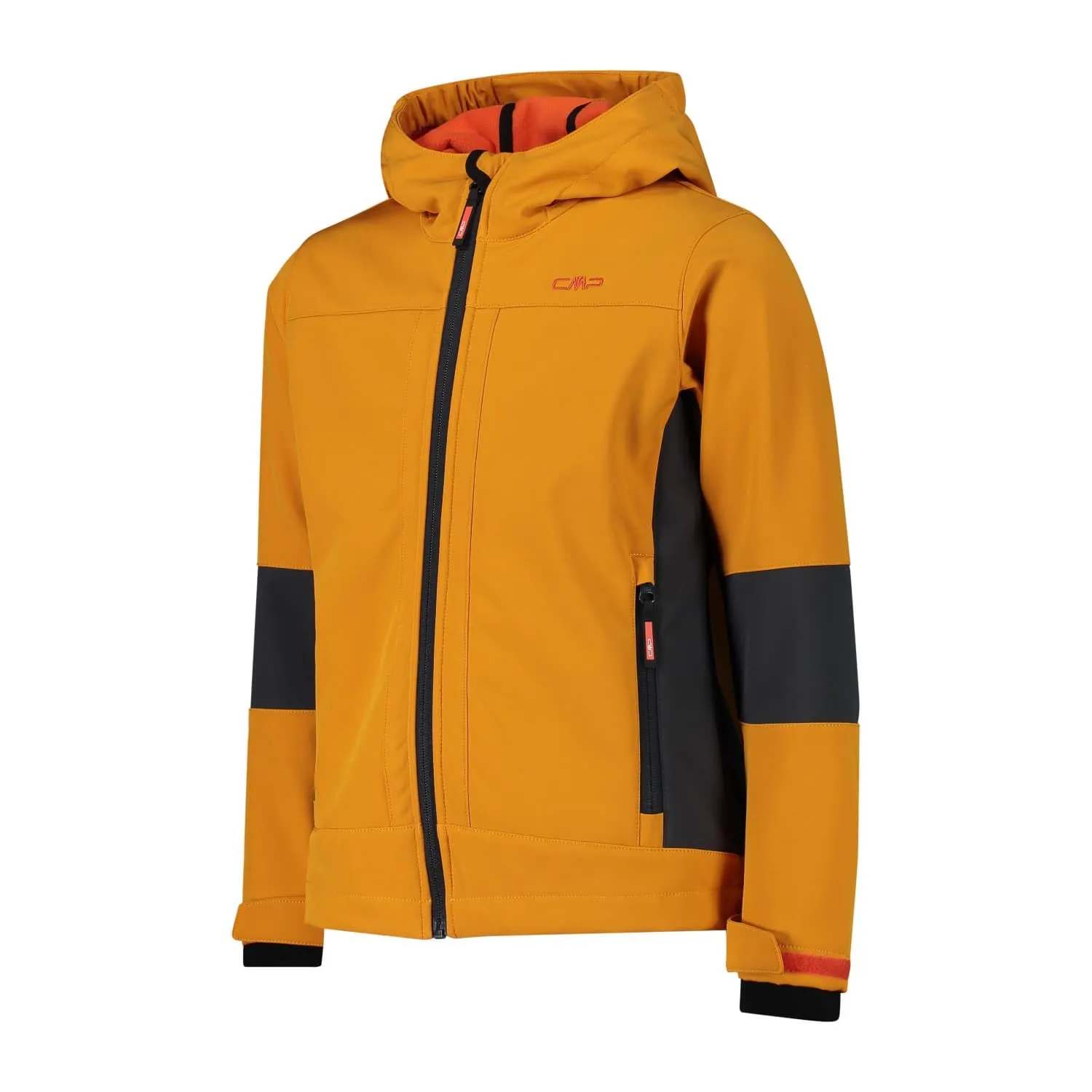 CMP Giacca da bambino con cappuccio fisso, Zucca-Antracite, 176 - immagine 3