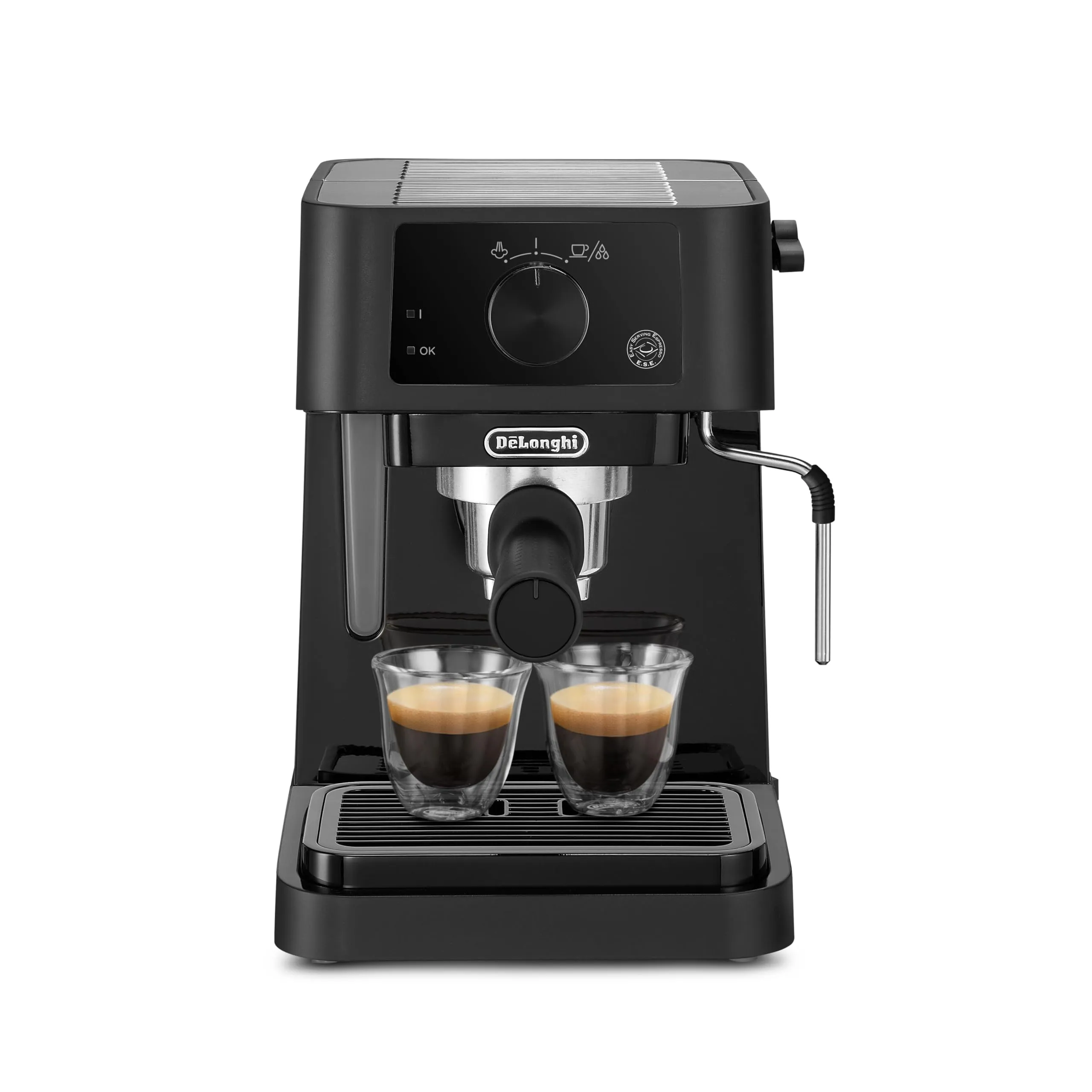 De'Longhi Stilosa EC235.BK Macchina da Caffè Espresso e Cappuccino, Polvere o Cialde E.S.E., Nero - immagine 2