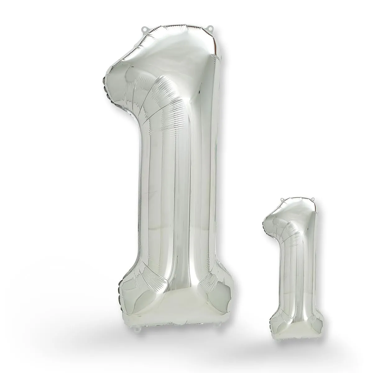 FUNXGO Palloncino Numero 1 Argento - immagine 1