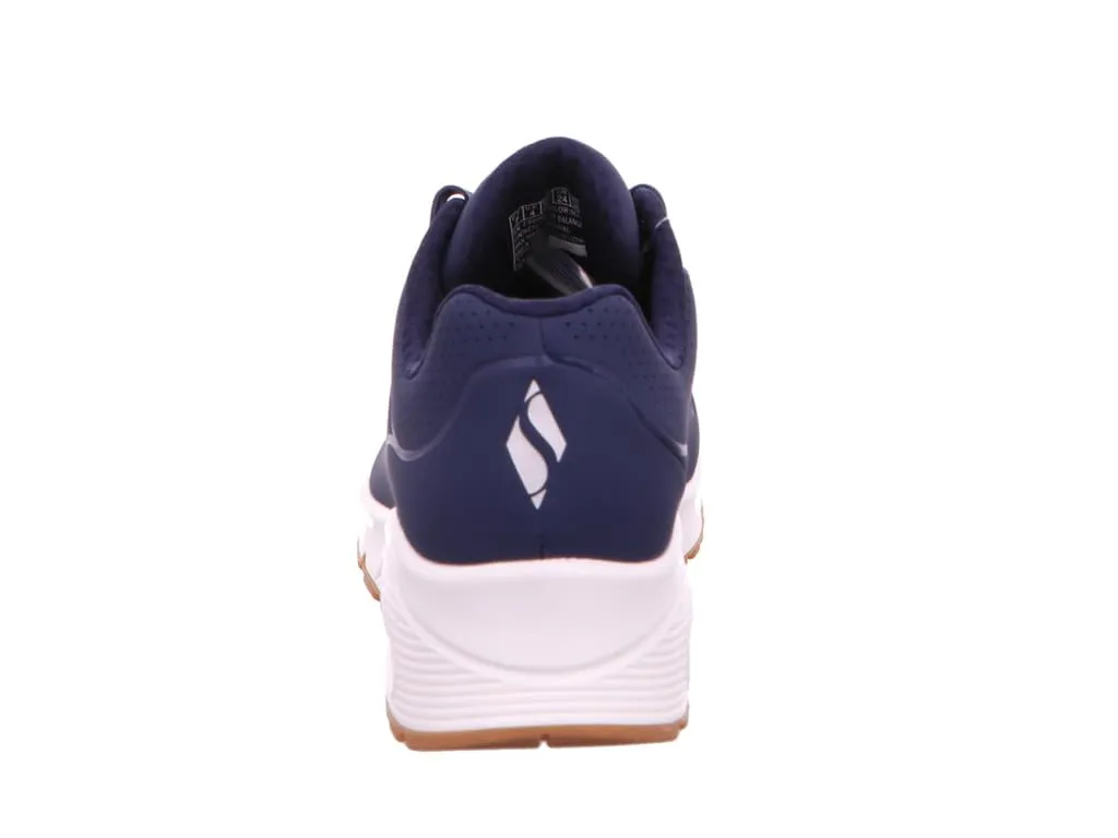 Skechers Uno Stand On Air, Scarpe da ginnastica Donna, Navy Durabuck Mesh, 36 EU - immagine 3