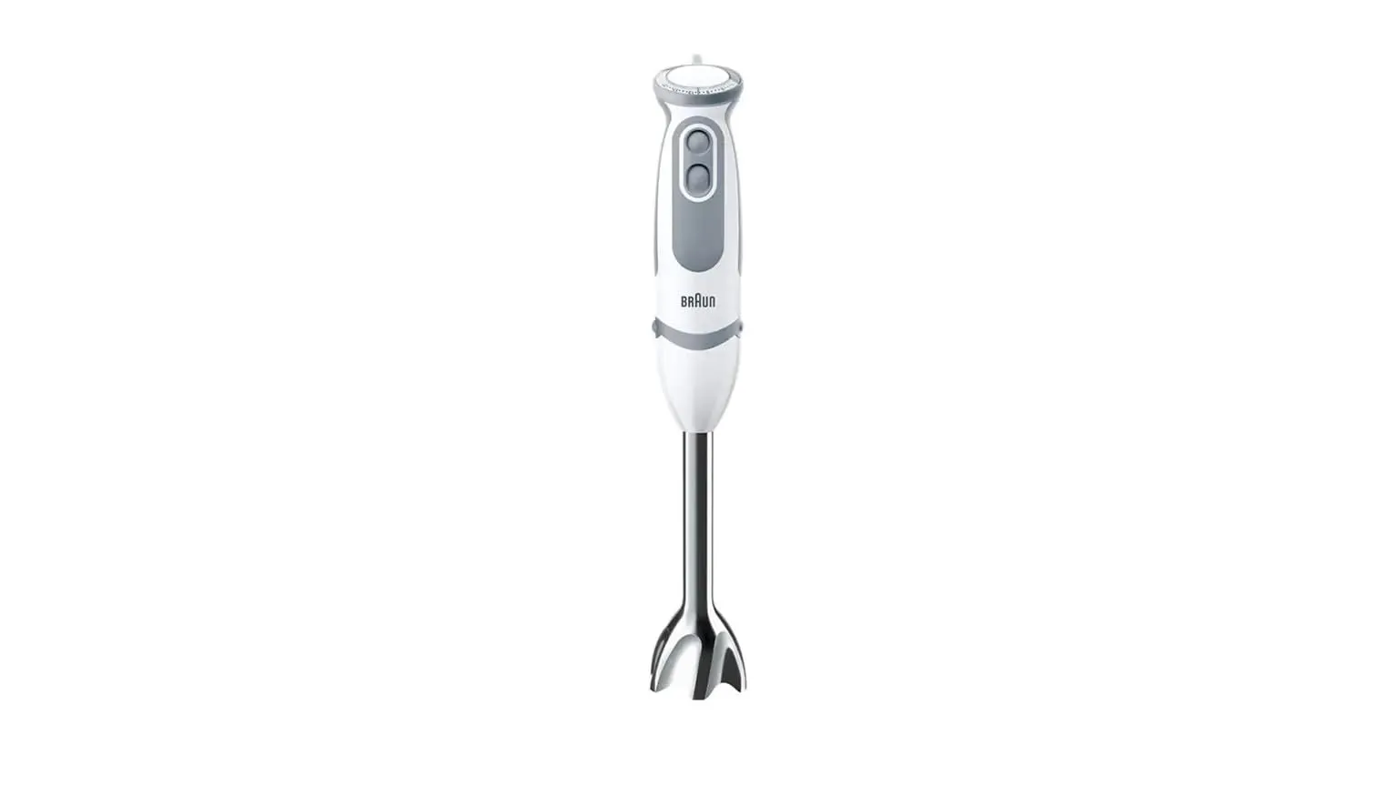 Braun MultiQuick5 Vario MQ5235WH Frullatore ad Immersione, 1000W, 21 Velocità, Tritatutto 500ml, Frusta e Bicchiere 600ml, Bianco/Grigio - immagine 1