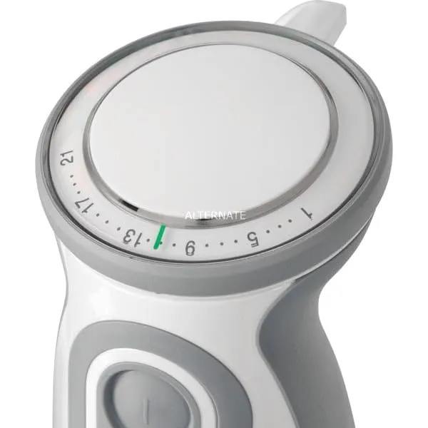 Braun MultiQuick5 Vario MQ5235WH Frullatore ad Immersione, 1000W, 21 Velocità, Tritatutto 500ml, Frusta e Bicchiere 600ml, Bianco/Grigio - immagine 5