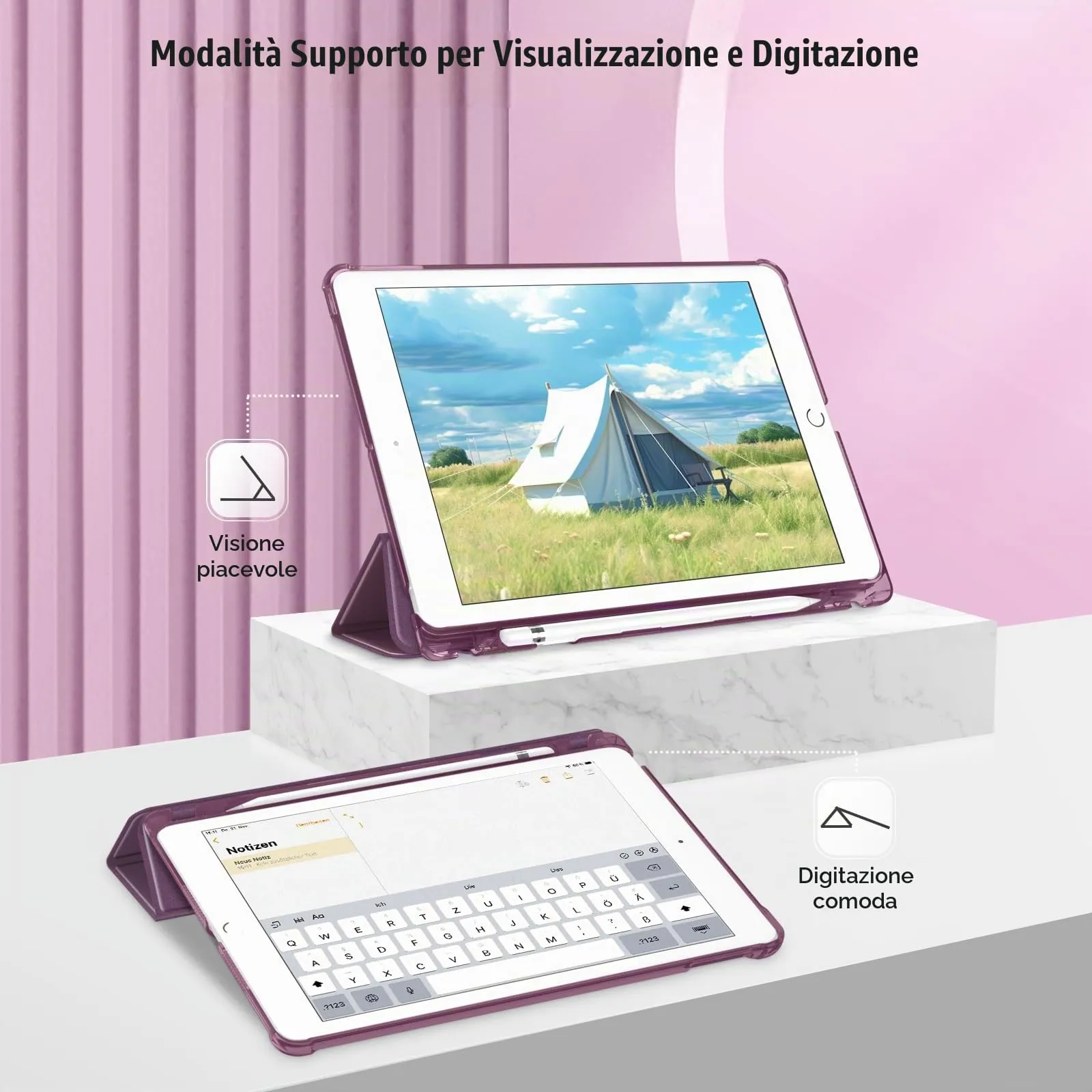 FINTIE Cover per iPad 10.2 Pollici (9a/8a/7a Generazione, 2019-2021) - immagine 3