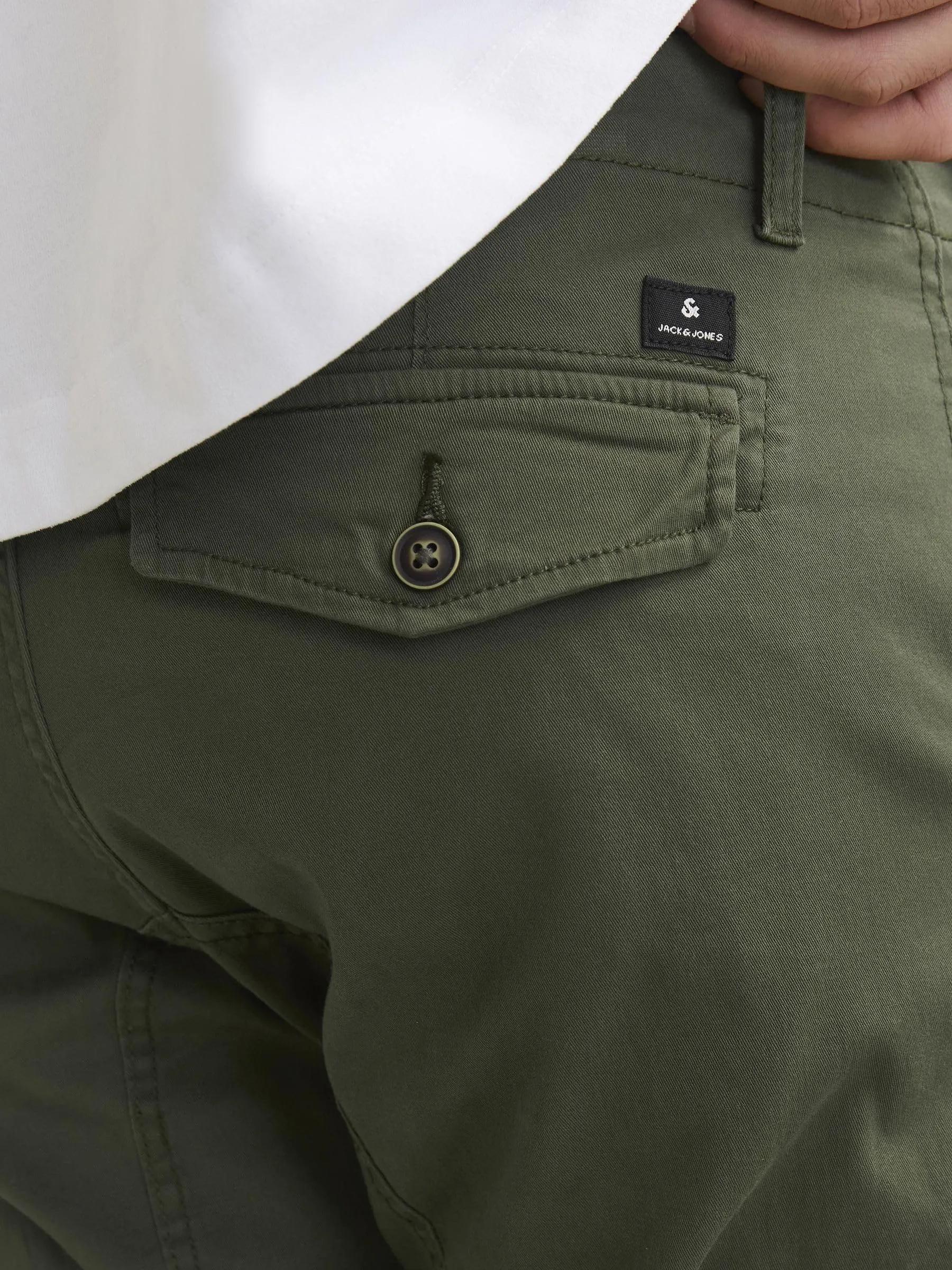 Jack & Jones Jjipaul Jjflake Pantaloni da Uomo, Verde Scuro, 32W / 36L - immagine 6