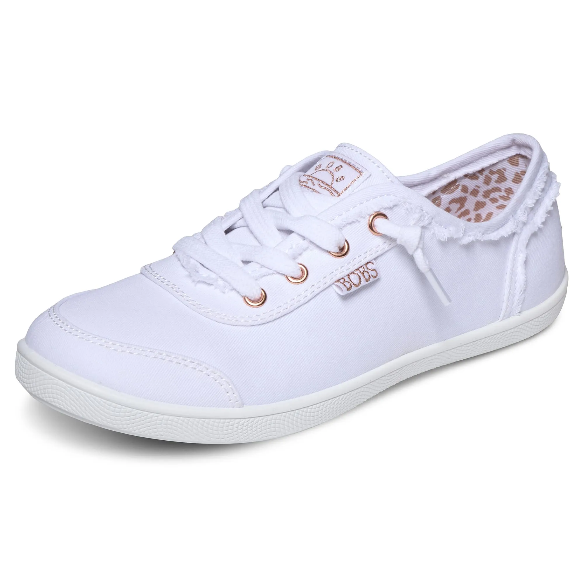Skechers Bobs B Cute Women's Sneakers - White Canvas - 37 EU - immagine 1