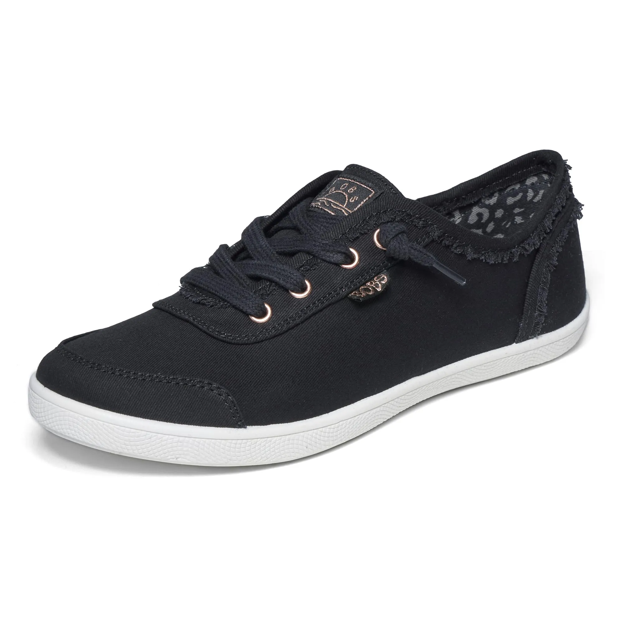 Skechers Bobs B Cute Women's Sneakers, Black Canvas, 41 EU - immagine 1