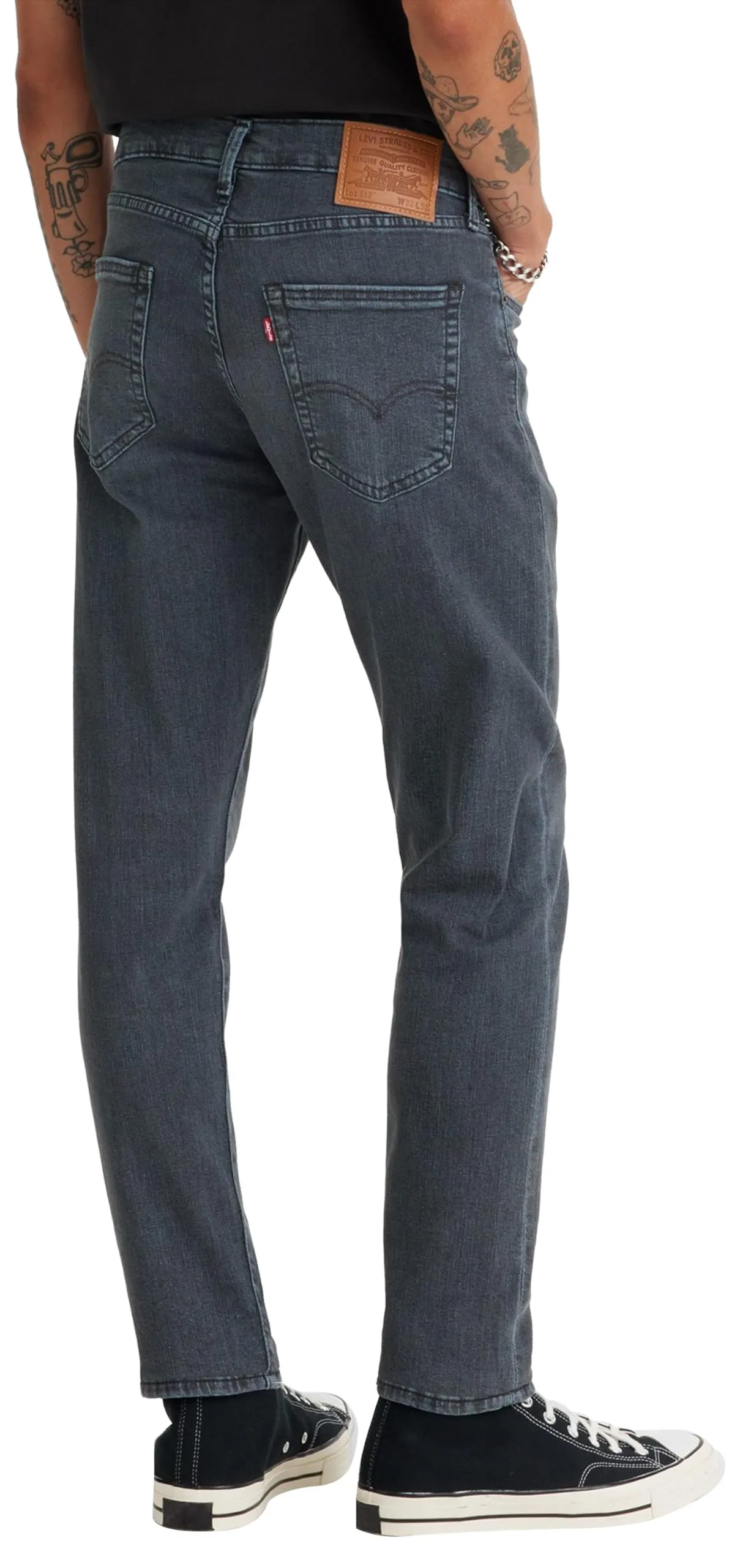Levi's 512 Slim Taper Jeans, Richmond Blue Black Od Adv, 31W / 32L - immagine 2