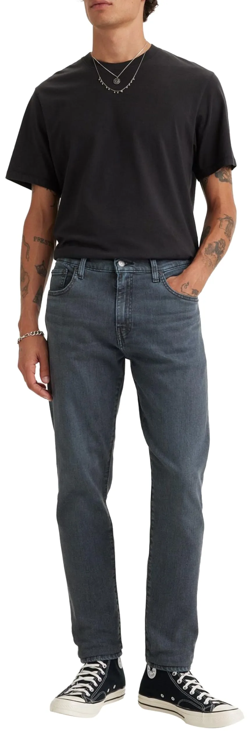 Levi's 512 Slim Taper Jeans, Richmond Blue Black Od Adv, 31W / 32L - immagine 4