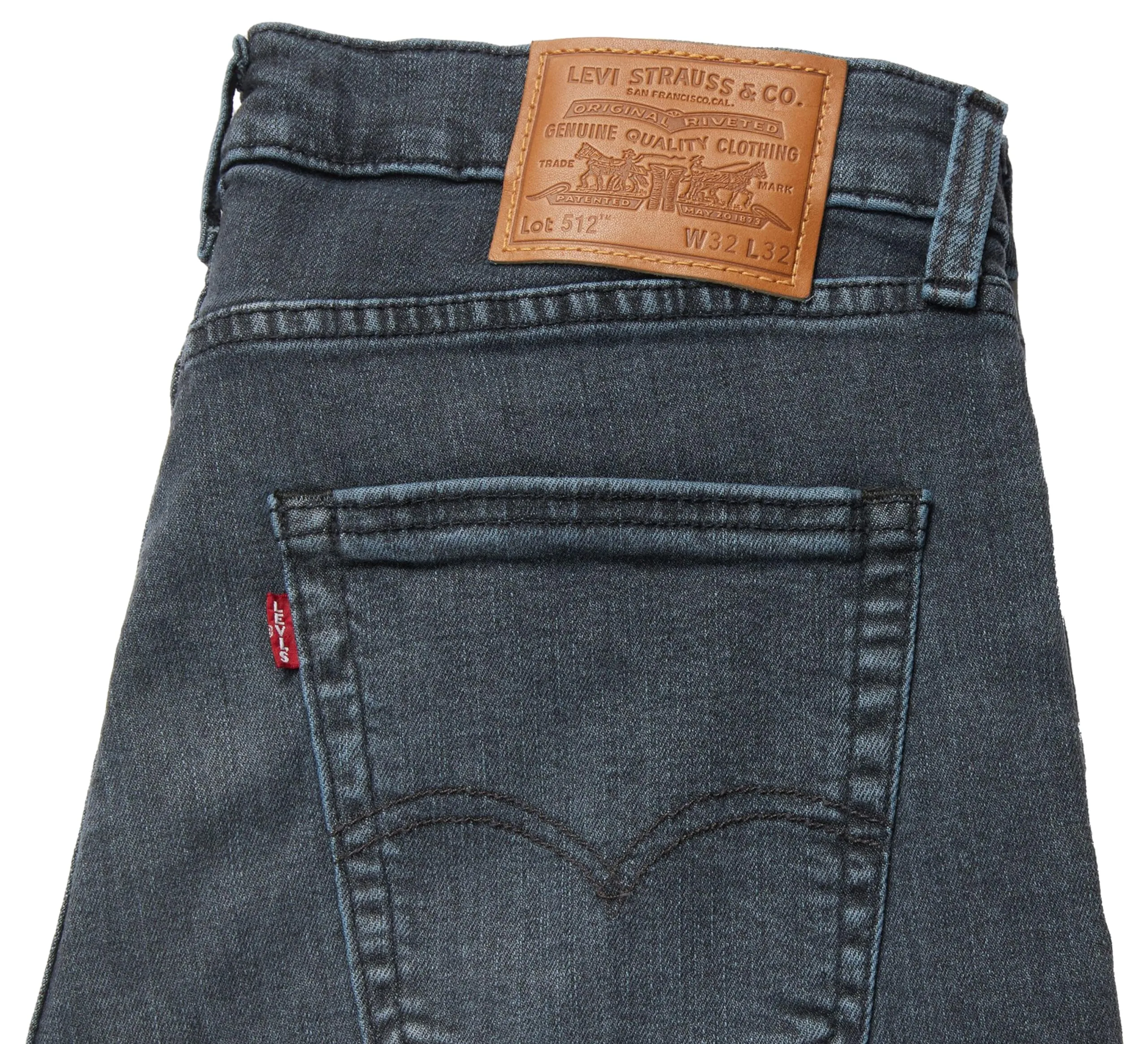 Levi's 512 Slim Taper Jeans, Richmond Blue Black Od Adv, 31W / 32L - immagine 7