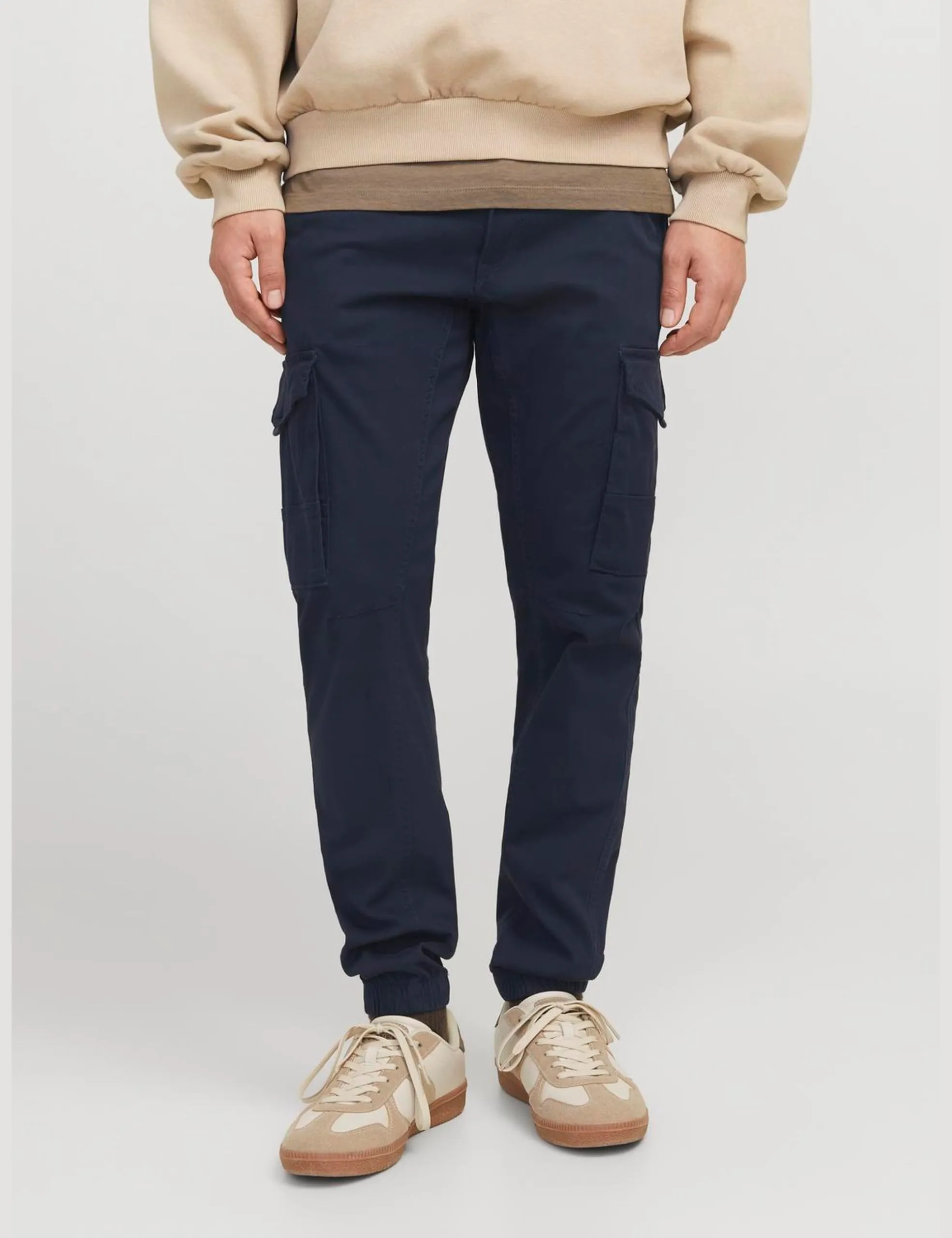 Jack & Jones Pantaloni Cargo Slim Fit Blu 36/34 - immagine 2