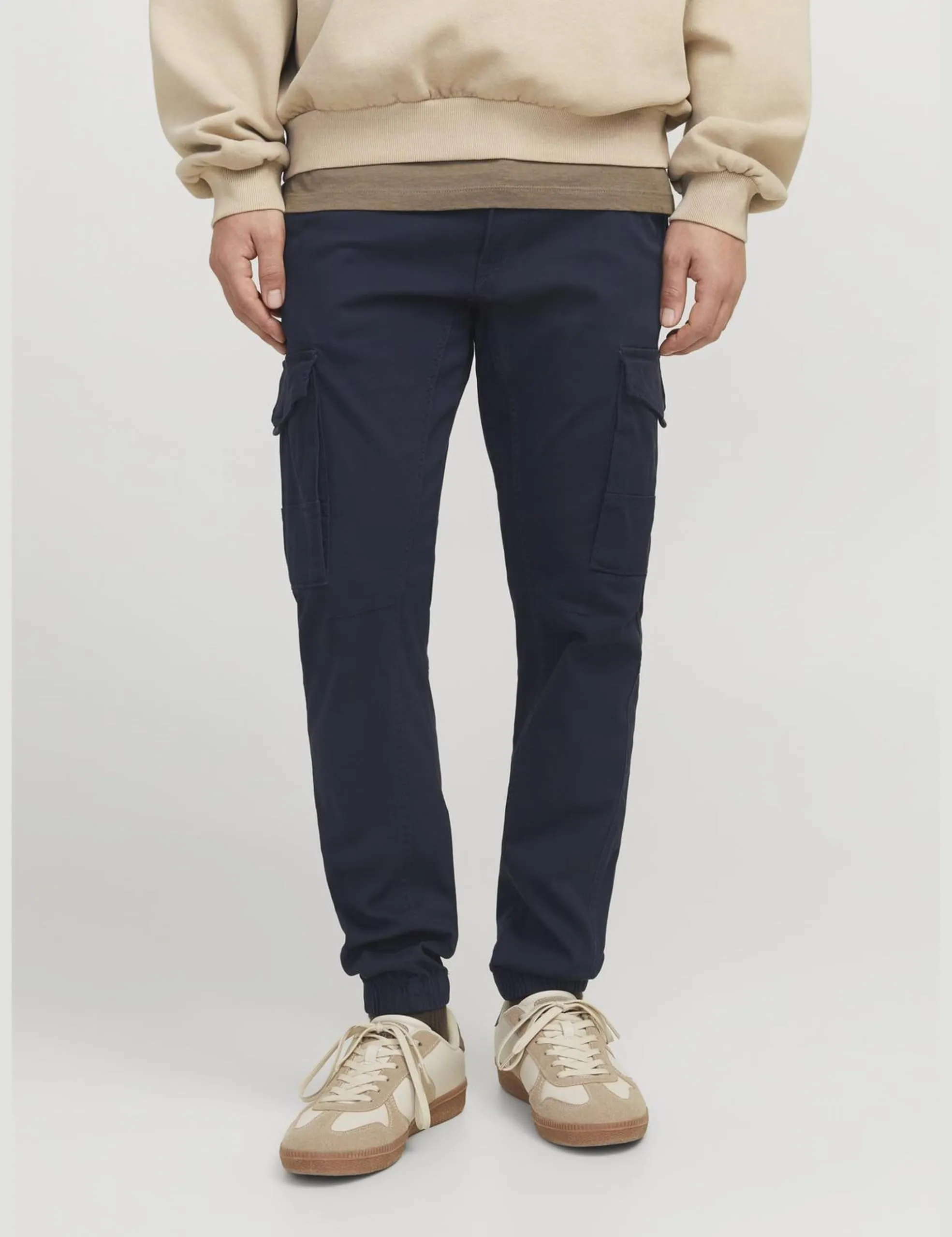 Jack & Jones Pantaloni Cargo Slim Fit Blu 32W/36L - immagine 2