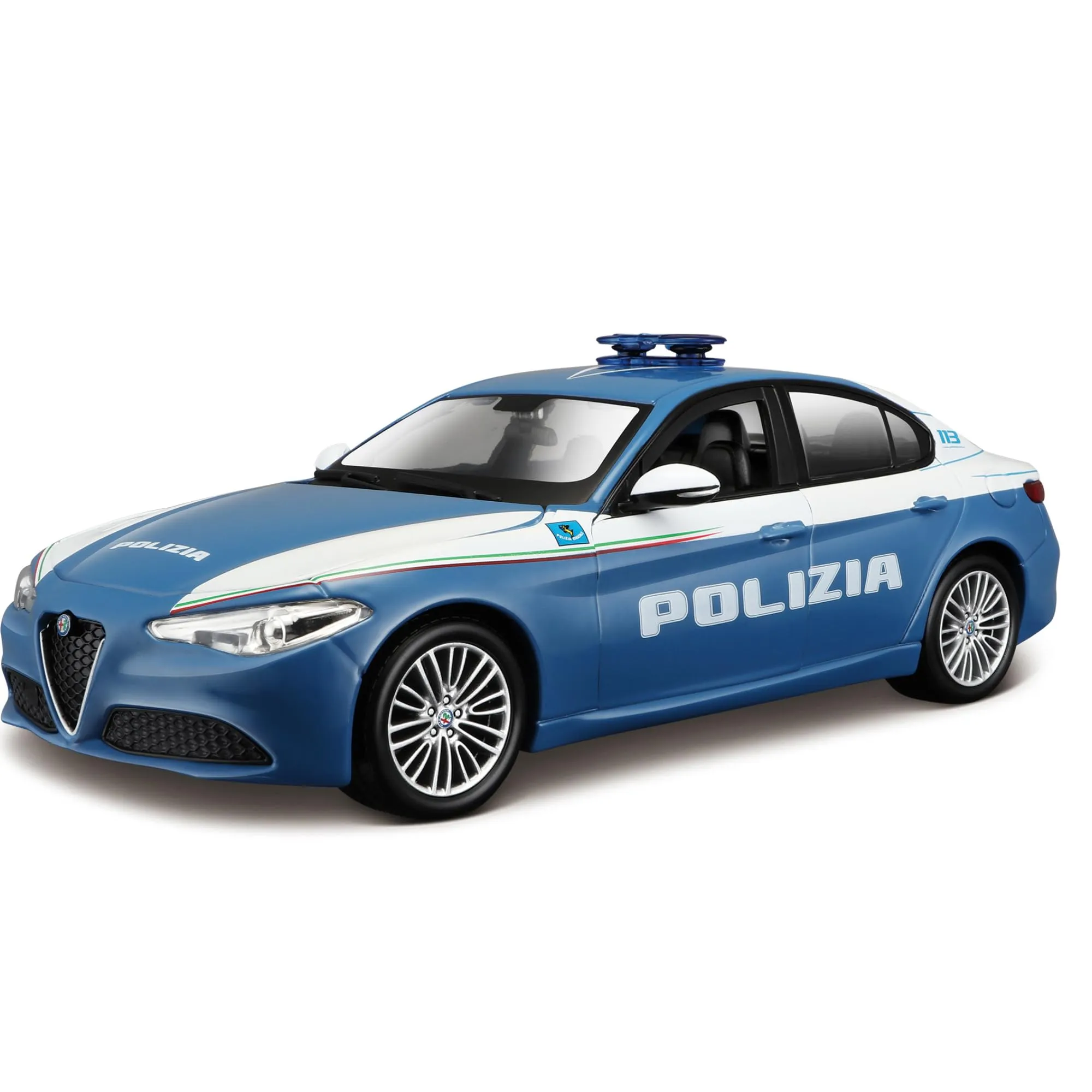 Bburago Auto Polizia Modellino Scala 1:43 - immagine 3