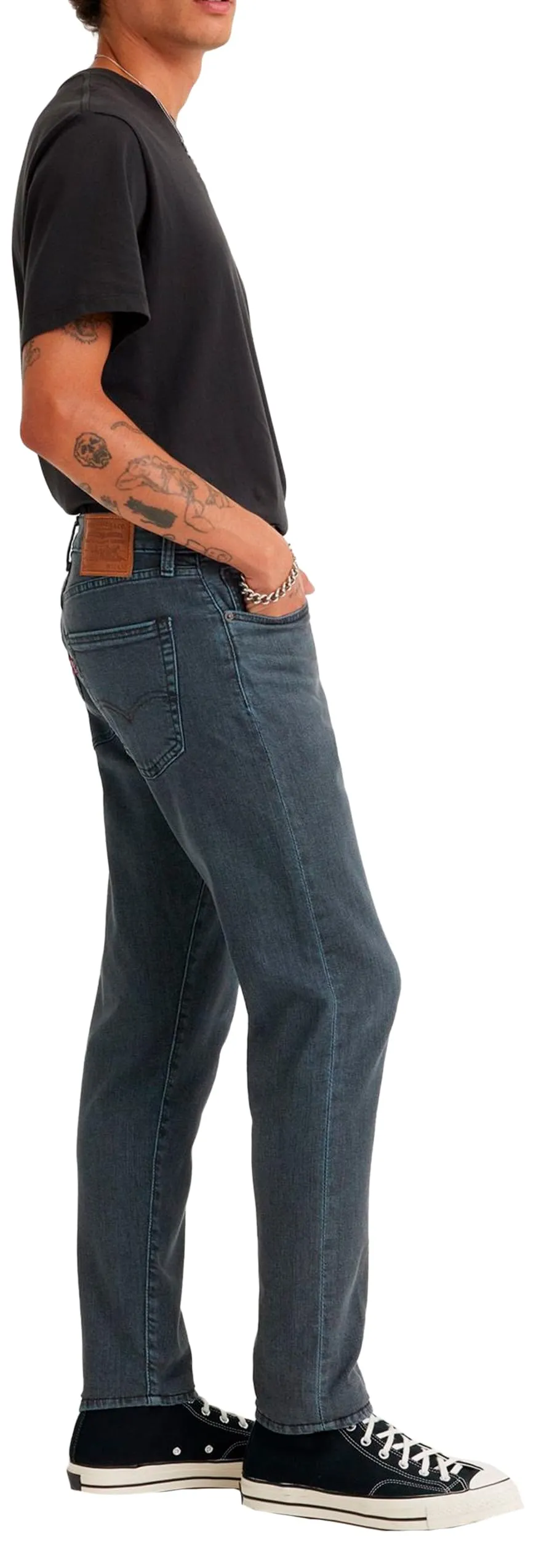 Levi's 512 Slim Taper Jeans, Richmond Blue Black Od Adv, 29W / 32L - immagine 6